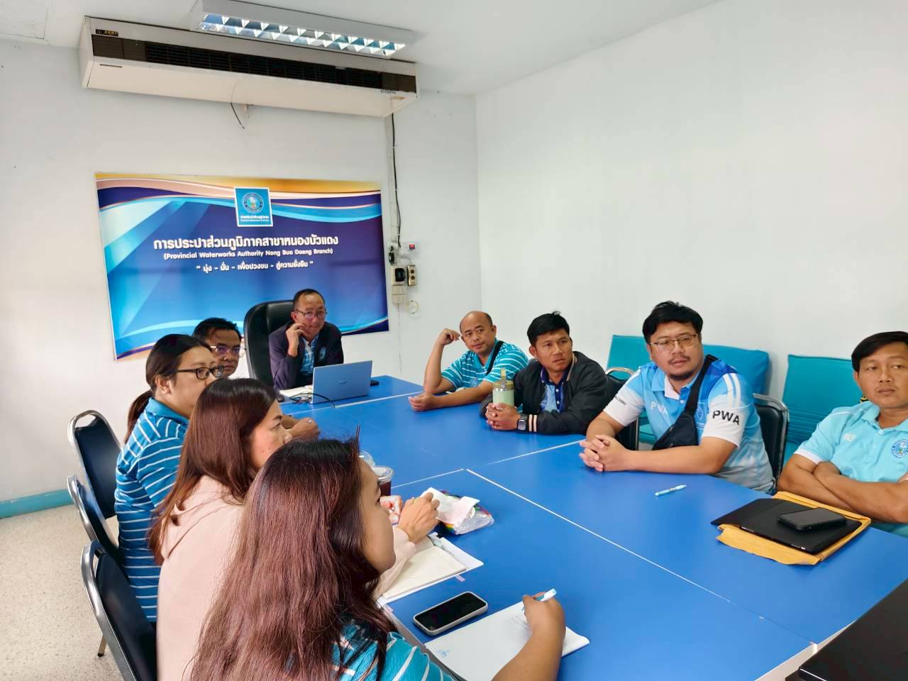 กปภ.สาขาหนองบัวแดง จัดกิจกรรม Morning Talk ครั้งที่ 11/2568 ประจำเดือน สิงหาคม 2568