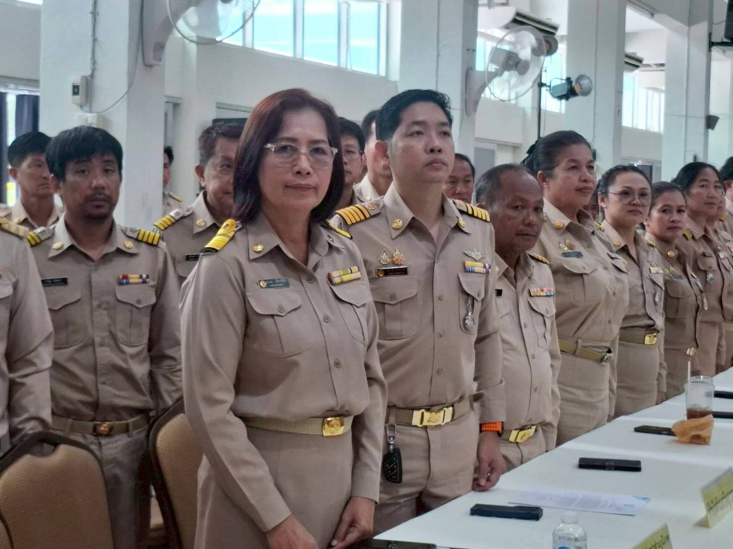 กปภ.สาขาพนัสนิคม ร่วมประชุมการตรวจราชการของผู้ว่าราชการจังหวัดชลบุรีในพื้นที่อำเภอบ่อทอง จ.ชลบุรี
