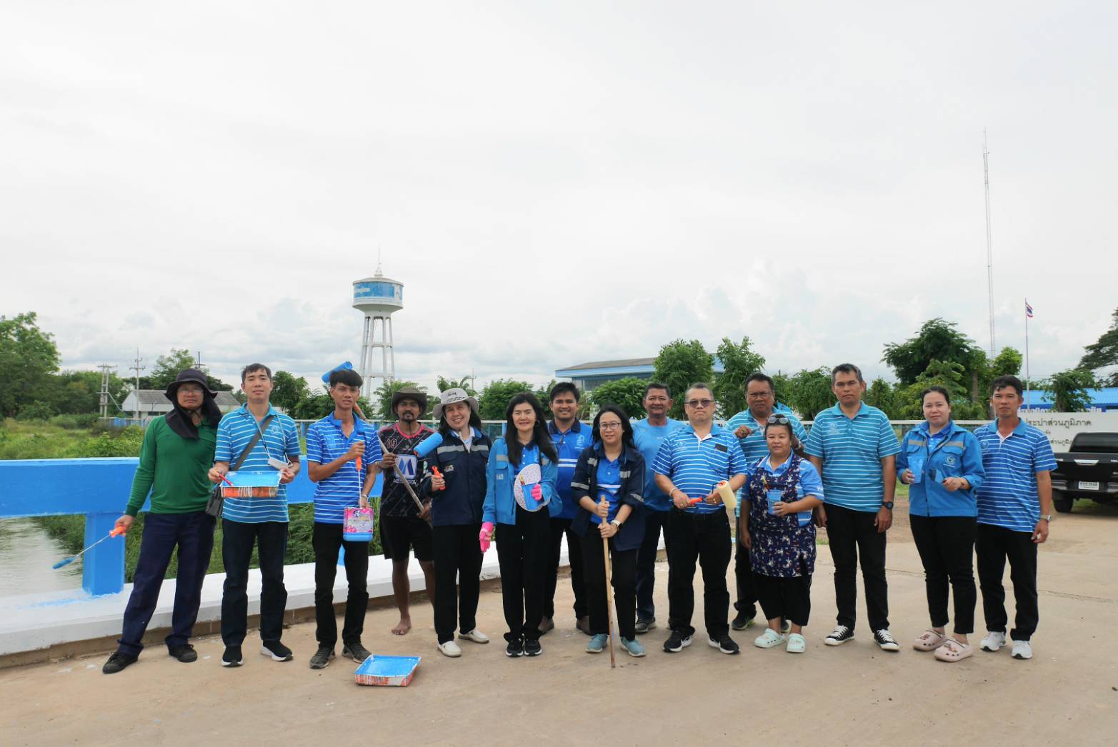 กปภ.สาขาปักธงชัย รวมพลัง สร้างทัศนียภาพในองค์กร ประจำปี 2568