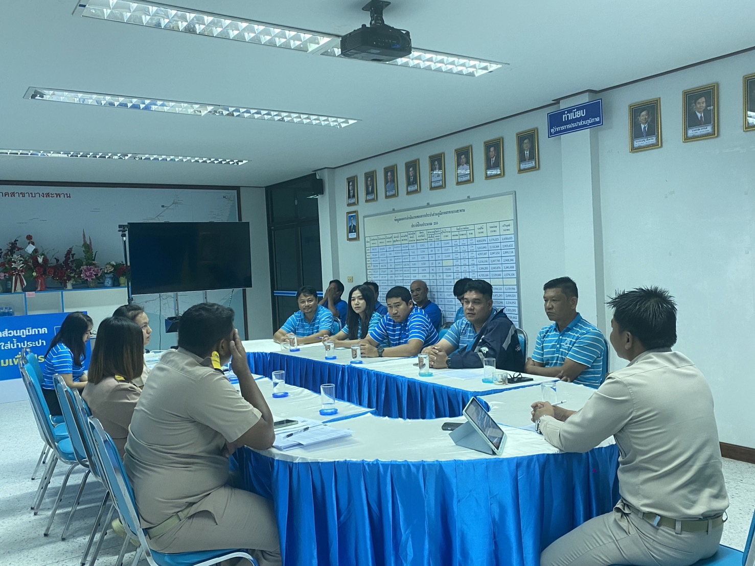 กปภ.สาขาบางสะพาน จัดกิจกรรมสนทนายามเช้า (Morning Talk) ครั้งที่ 7/2568  ประจำเดือนเมษายน 2568