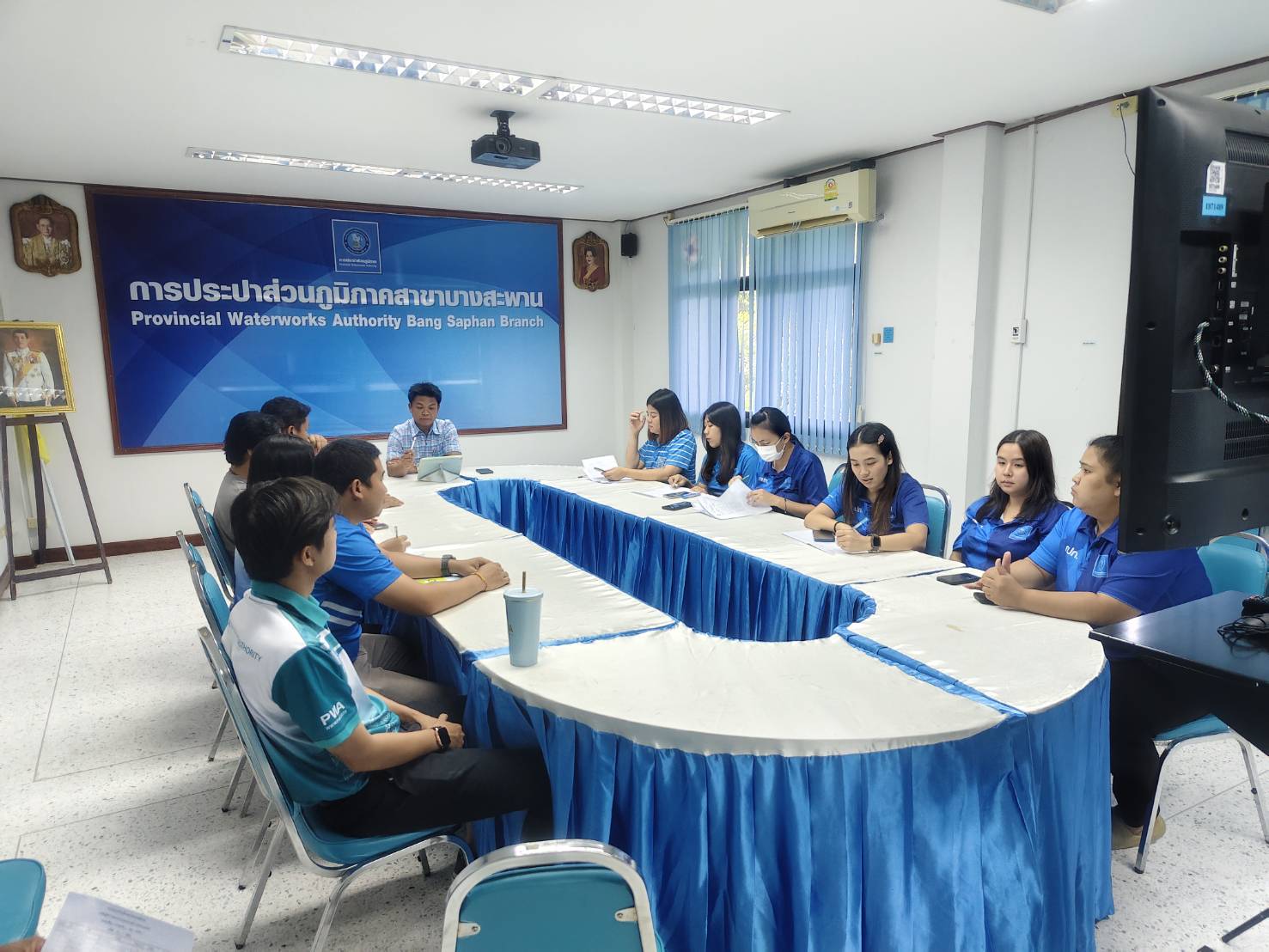 การประปาส่วนภูมิภาคสาขาบางสะพาน จัดกิจกรรมสนทนายามเช้า  (Morning Talk) ครั้งที่ 10/2568 ประจำเดือน กรกฎาคม 2568