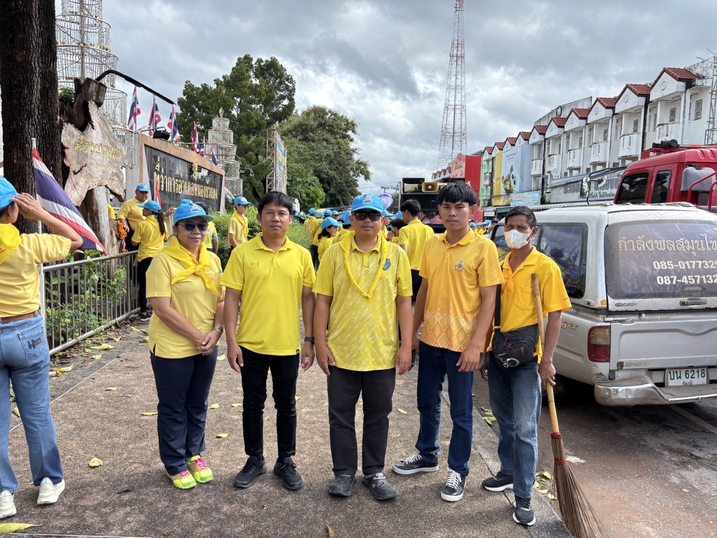 กปภ.สาขาหนองบัวแดง เข้าร่วมกิจกรรมจิตอาสาพัฒนา Big Cleaning Day เตรียมพื้นที่จัดงานประเพณีบุญกระธูปออกพรรษา ประจำปี 2568