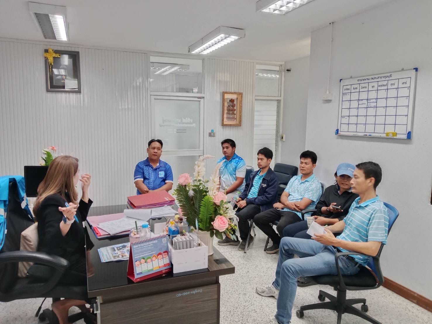 กปภ.สาขากุยบุรี ประชุมในสายงานบริการและควบคุมน้ำสูญเสีย ไตรมาส 1/69 วางแผนลดน้ำสูญเสียและเตรียม Step Test พื้นที่เสี่ยง