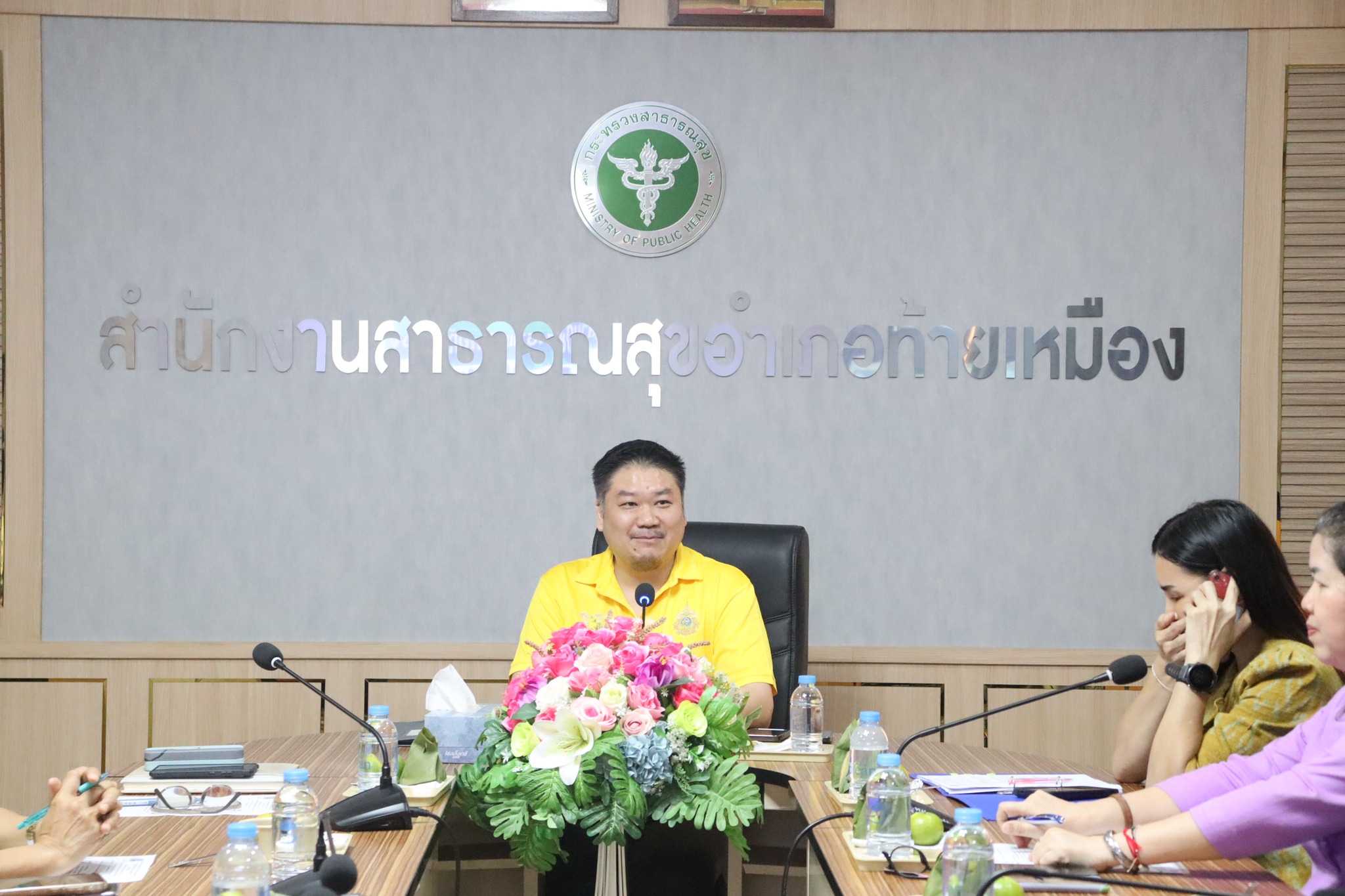 การประปาส่วนภูมิภาคสาขาท้ายเหมือง เข้าร่วมประชุม หัวหน้าส่วนราชการ ประจำเดือน กันยายน 2568