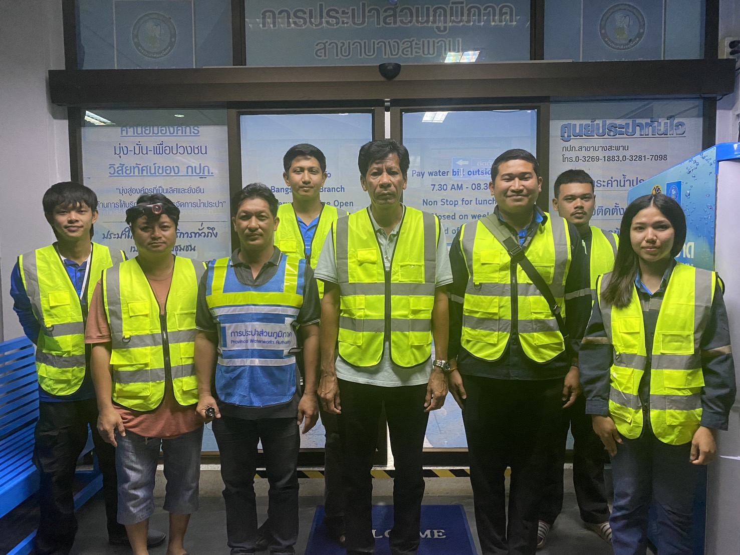 กปภ.สาขาบางสะพาน ดำเนินการทำ Step Test สำรวจหาท่อแตกรั่ว พื้นที่ MM02 สถานีจ่ายน้ำช้างแรก