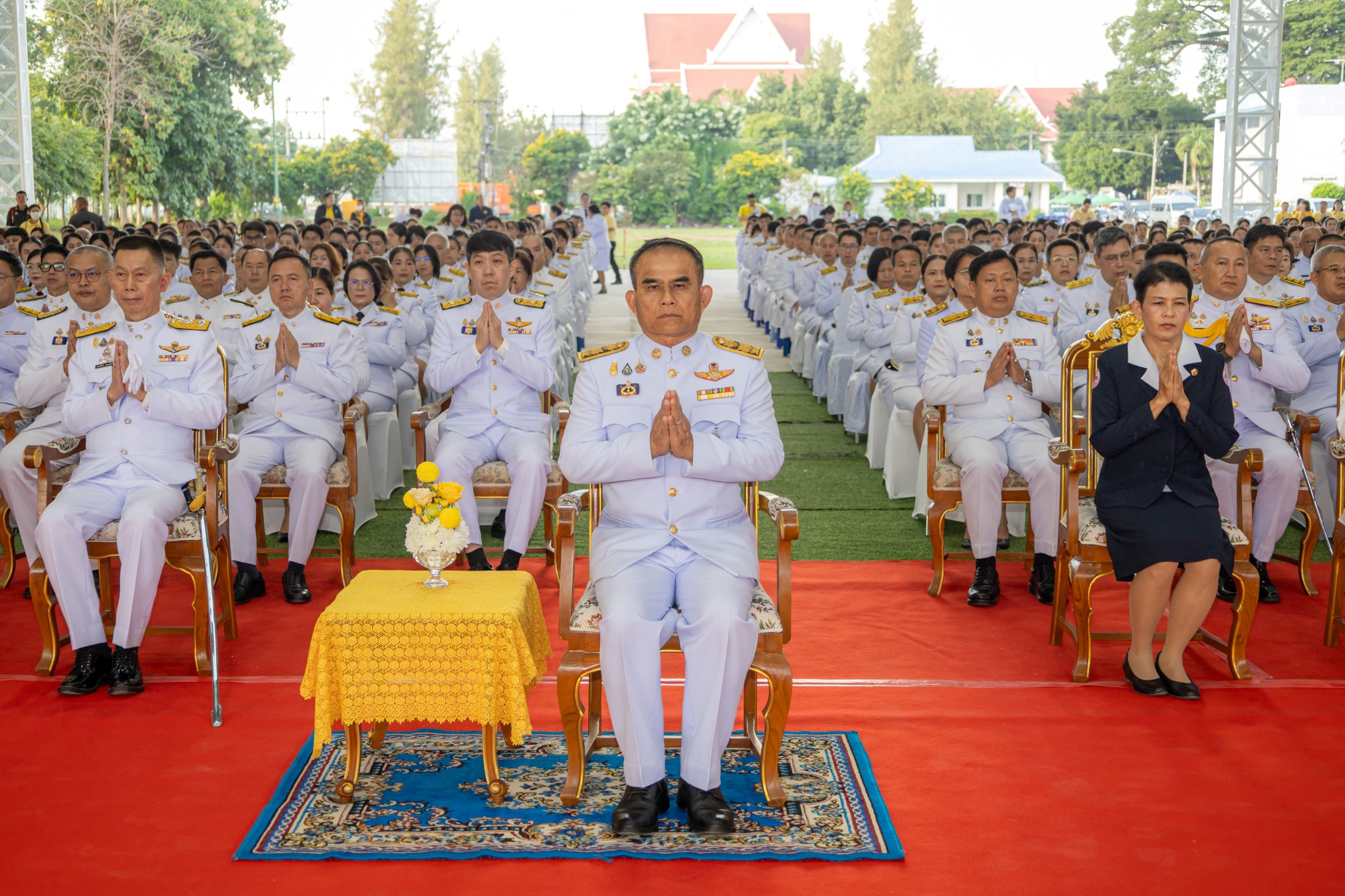 กปภ.สาขาพิษณุโลก เข้าร่วมวางพานพุ่มวันนวมินทรมหาราช