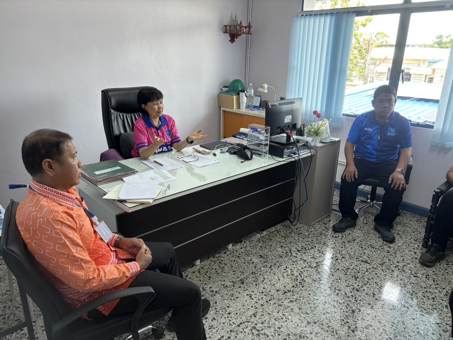 กปภ.เขต 5 ร่วมกับ กปภ.สาขาหาดใหญ่ (พ)  ประชุมแลกเปลี่ยนกระบวนการทำงานซ่อมท่อให้มีประสิทธิภาพมากยิ่งขึ้น