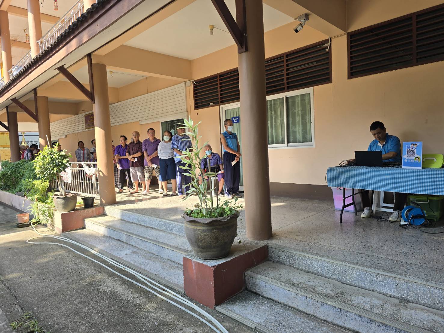 การประปาส่วนภูมิภาคสาขาแม่สายออกโครงการเติมใจให้กันครั้งที่ 2/2569 ณ หน่วยบริการแม่จัน ศาลาหน้าวัดกาสา ต.แม่จัน อ.แม่สาย จ.เชียงราย