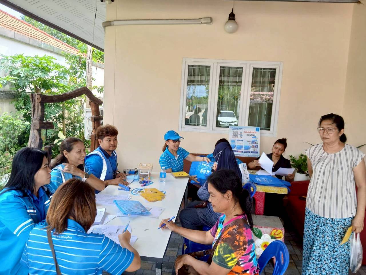 กปภ.สาขาหาดใหญ่(พ) ให้บริการเชิงรุกรับคำร้องขอติดตั้งประปา ณ หมู่บ้านสุธาทิพย์โคกเมา ต.ท่าช้าง อ.หาดใหญ่ จ.สงขลา