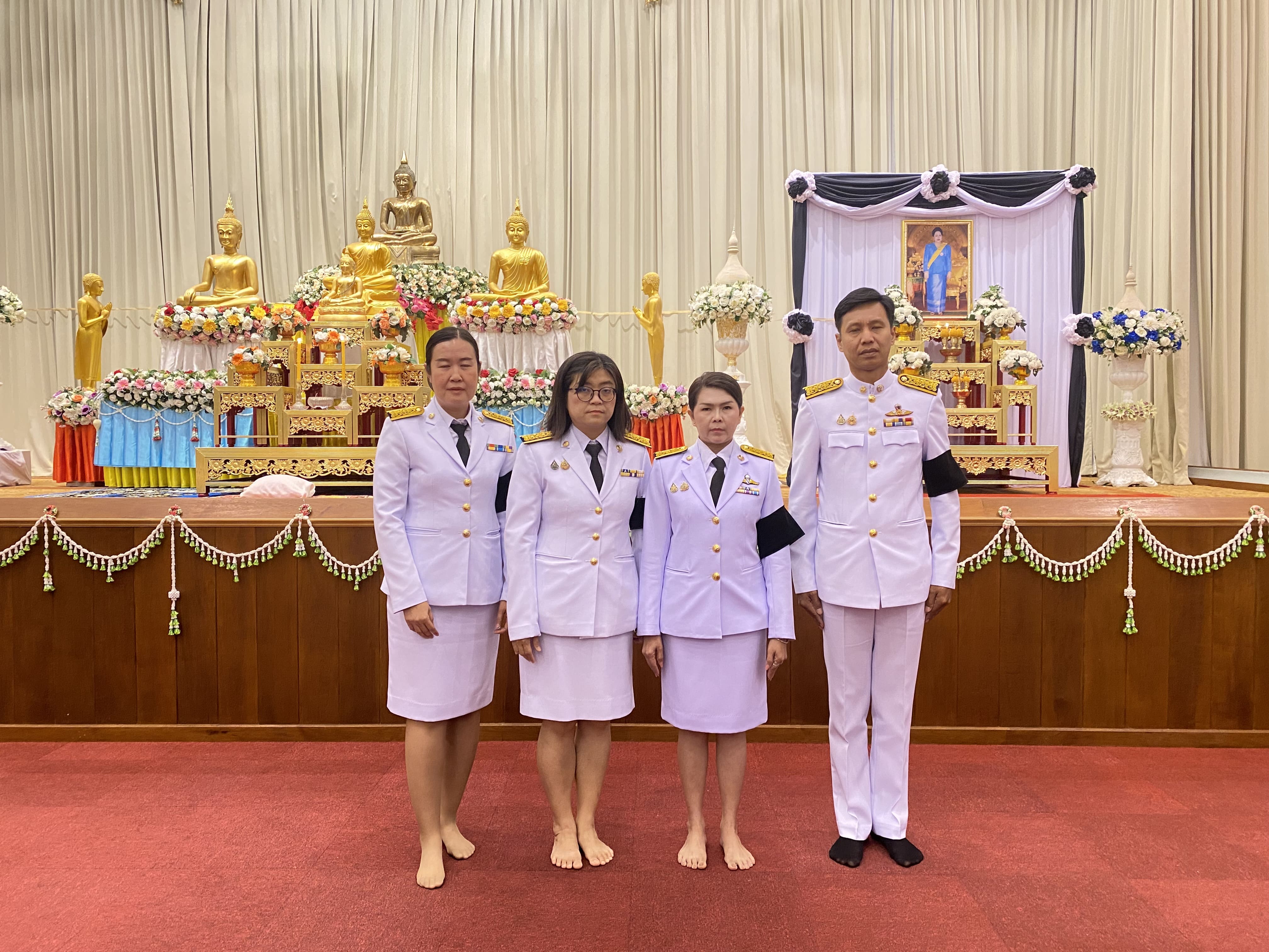 กปภ.สาขากุยบุรี ร่วมพิธีบำเพ็ญกุศลสัตตมวาร ถวายเป็นพระราชกุศลสมเด็จพระบรมราชชนนีพันปีหลวง