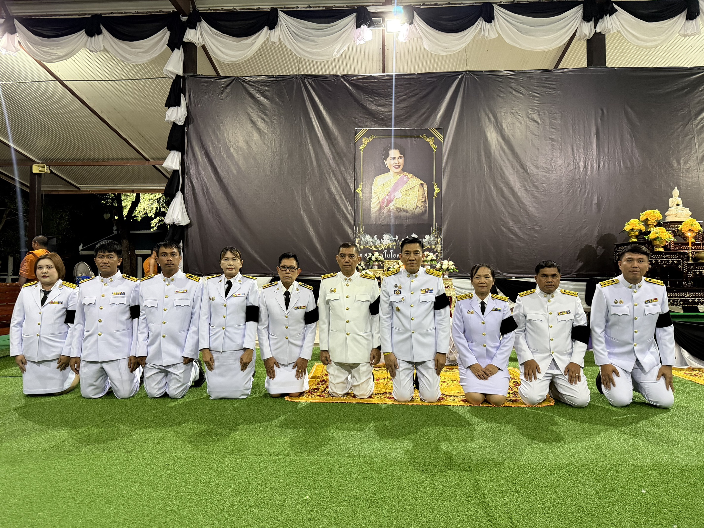 การประปาส่วนภูมิภาคสาขาจัตุรัส ร่วมพิธีบำเพ็ญพระราชกุศลแด่สมเด็จพระนางเจ้าสิริกิติ์ พระบรมราชินีนาถ พระบรมราชชนน