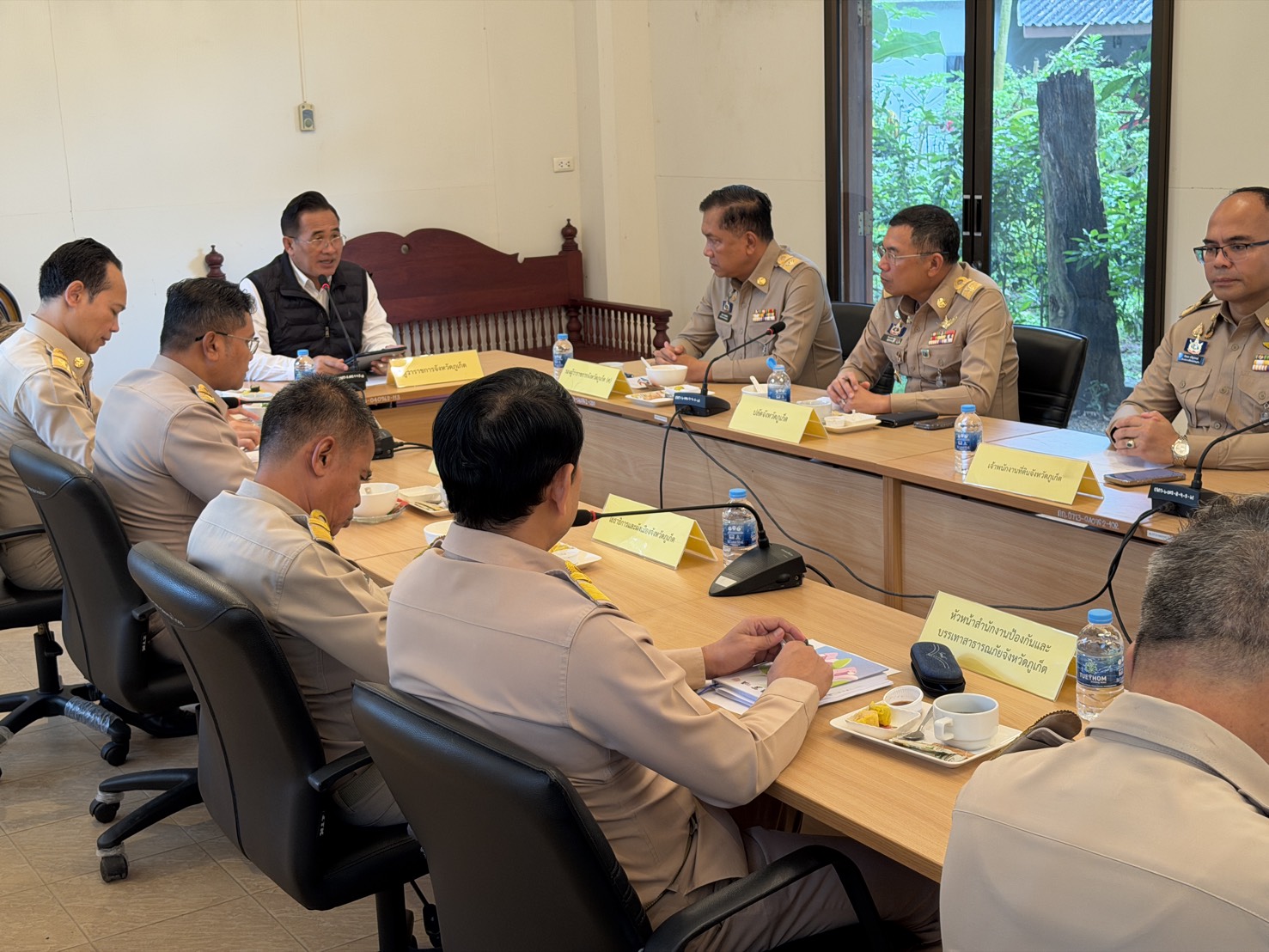 การประปาส่วนภูมิภาคสาขาภูเก็ต เข้าร่วมประชุมสภากาแฟ กระทรวงมหาดไทย ณ ห้องประชุมจวนผู้ว่าราชการจังหวัดภูก็ต  จังหวัดภูเก็ต