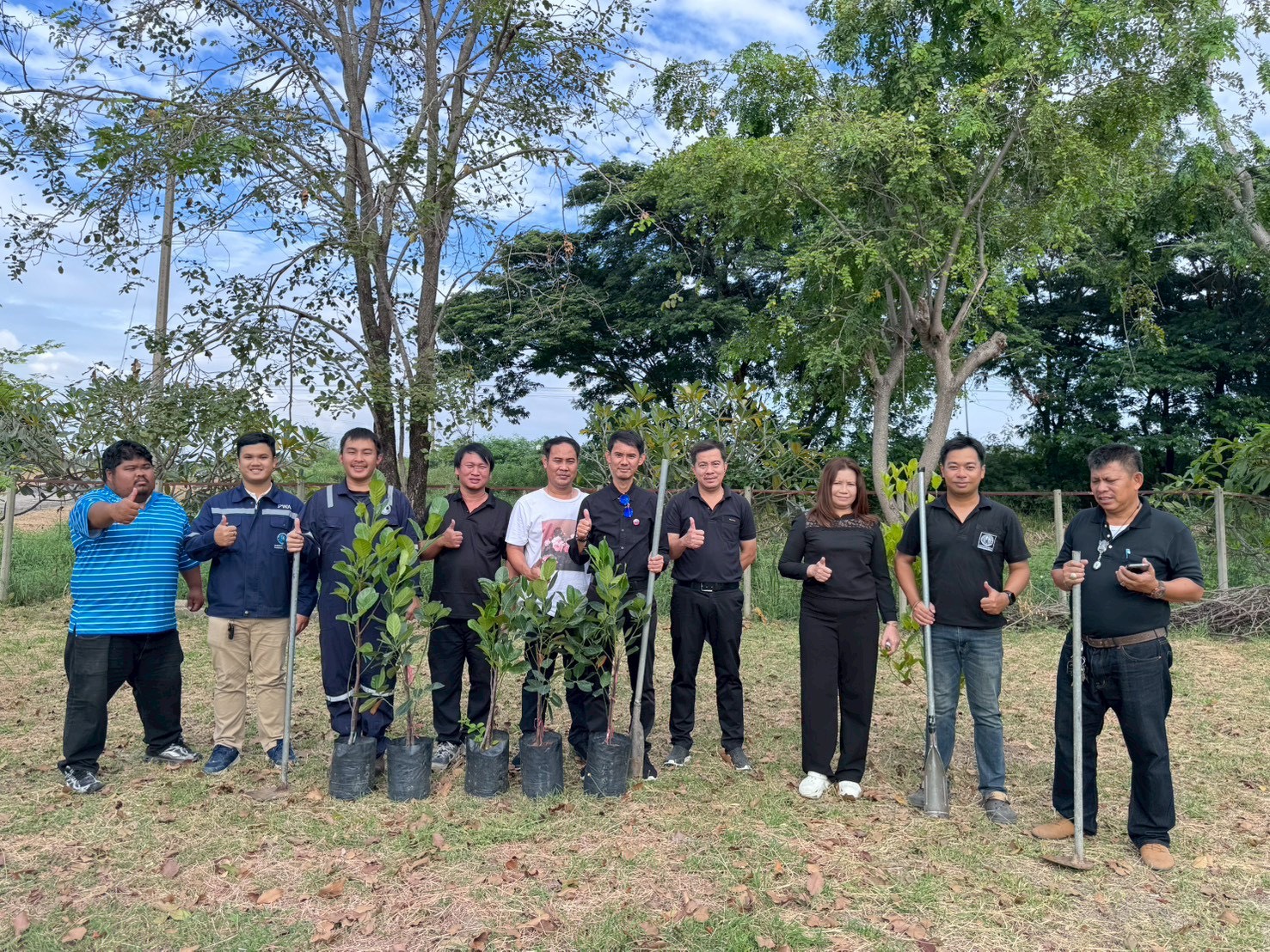 การประปาส่วนภูมิภาคสาขาเสนา พร้อมด้วยพนักงานในสังกัด ร่วมจัดกิจกรรม วันรักต้นไม้ประจำปีของชาติ 2568