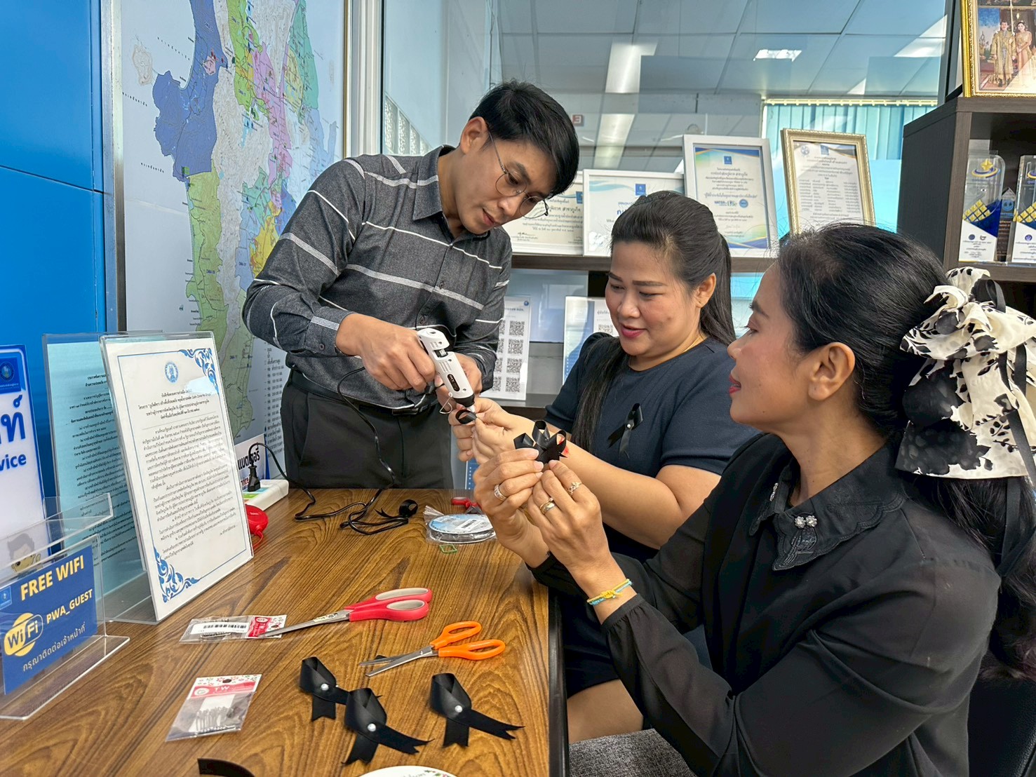 กปภ.สาขาภูเก็ต น้อมรำลึกในพระมหากรุณาธิคุณ สมเด็จพระนางเจ้าสิริกิติ์ พระบรมราชินีนาถ พระบรมราชชนนีพันปีหลวง