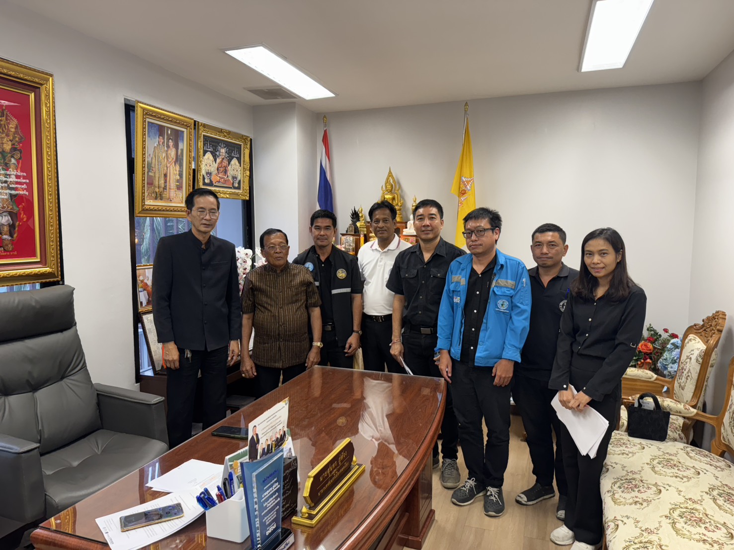 กปภ.สาขาอ้อมน้อย ลงพื้นที่เทศบาลเมืองคลองโยง อ.พุทธมณฑล จ.นครปฐม เพื่อเจรจาการรับโอนกิจการประปาเทศบาลคลองโยง