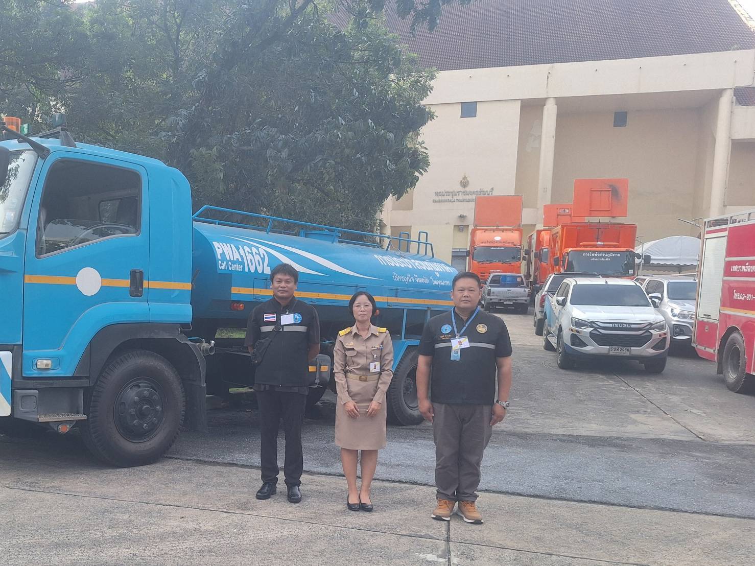 กปภ.สาขาคลองหลวง เตรียมความพร้อมรับเสด็จผู้แทนพระองค์ในพิธีพระราชทานปริญญาบัตร มทร.ธัญบุรี