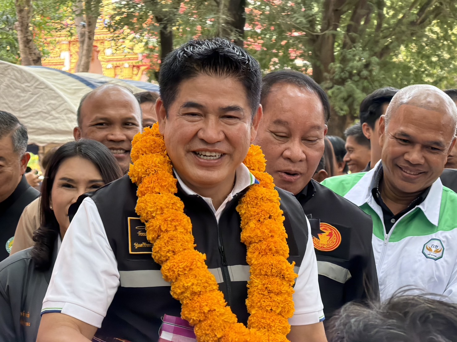 การประปาส่วนภูมิภาคสาขากระนวน ร่วมให้การต้อนรับ รองนายกรัฐมนตรี และรัฐมนตรีว่าการกระทรวงเกษตรและสหกรณ์ (ร้อยเอก ธรรมนัส พรหมเผ่า) ในโอกาสลงพื้นที่ตรวจราชการ