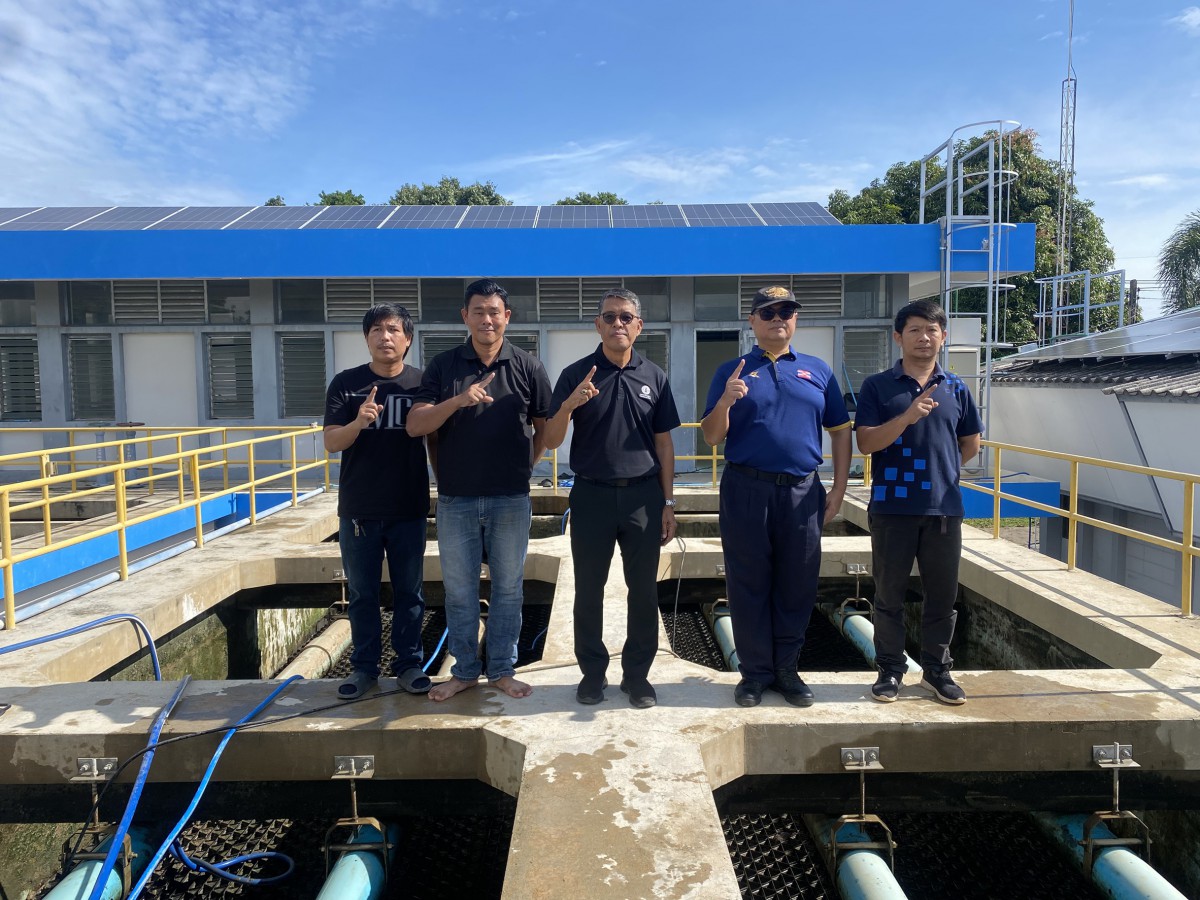 กปภ.สาขากาญจนบุรี ทำกิจกรรมล้างถังตกตะกอน โรงกรองน้ำขนาด 400 ลบ.ม./ชม. สถานีผลิตน้ำแม่ข่ายกาญจนบุรี