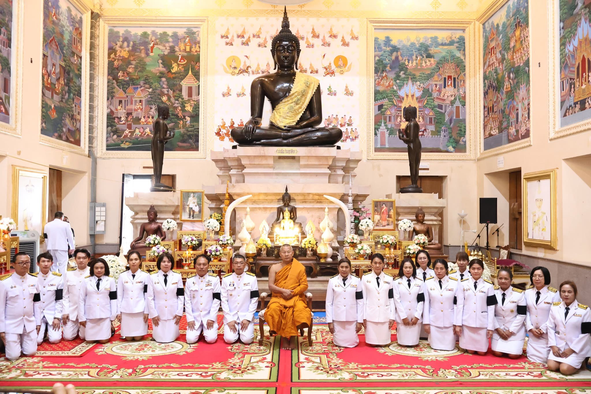 การประปาส่วนภูมิภาคสาขาประจวบคีรีขันธ์ ร่วมพิธีเจริญพระพุทธมนต์ถวายพระราชกุศล แด่พระบาทสมเด็จพระมงกุฎเกล้าเจ้าอย