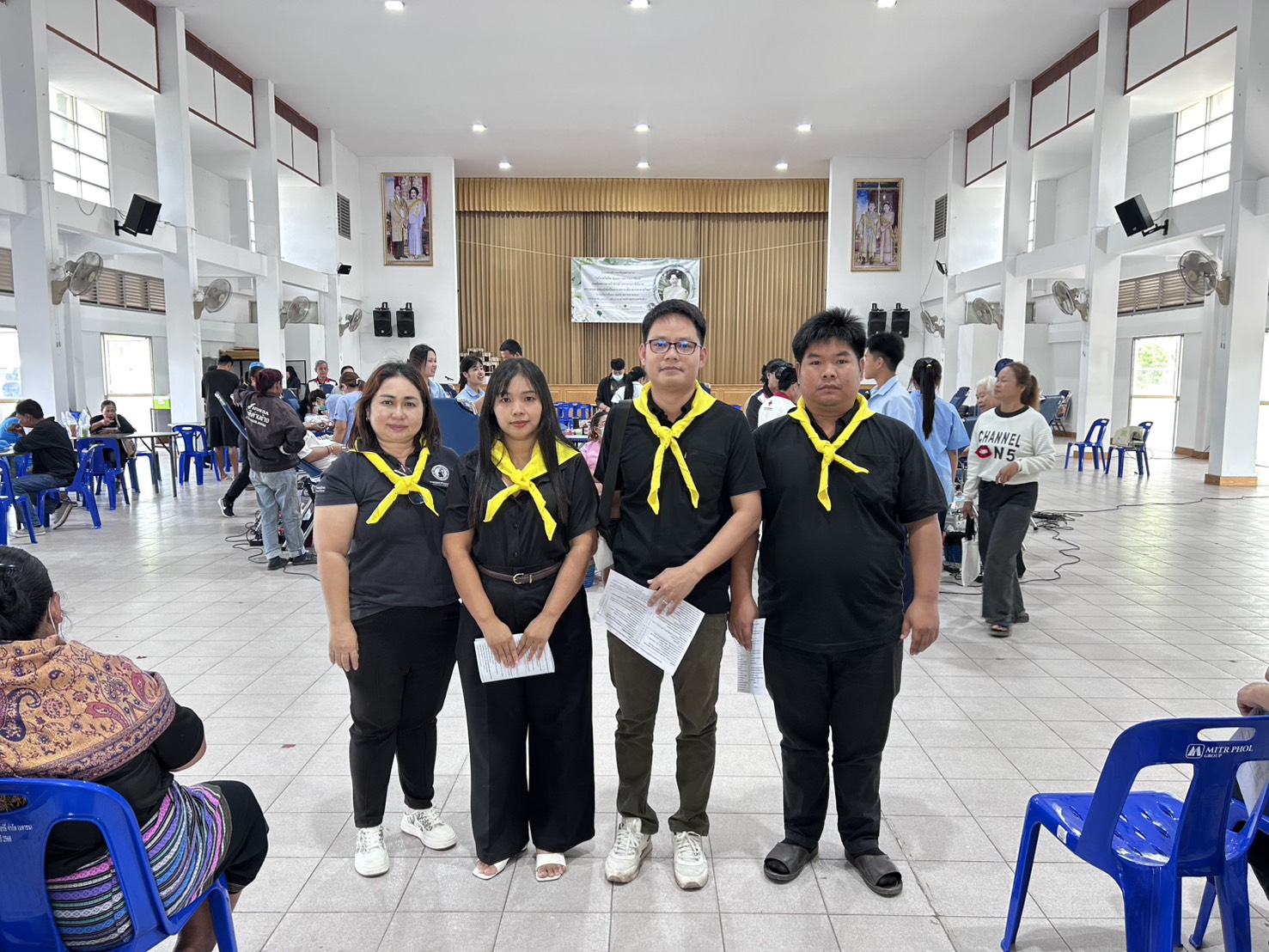 ร่วมกิจกรรมจิตอาสาบำเพ็ญสาธารณประโยชน์