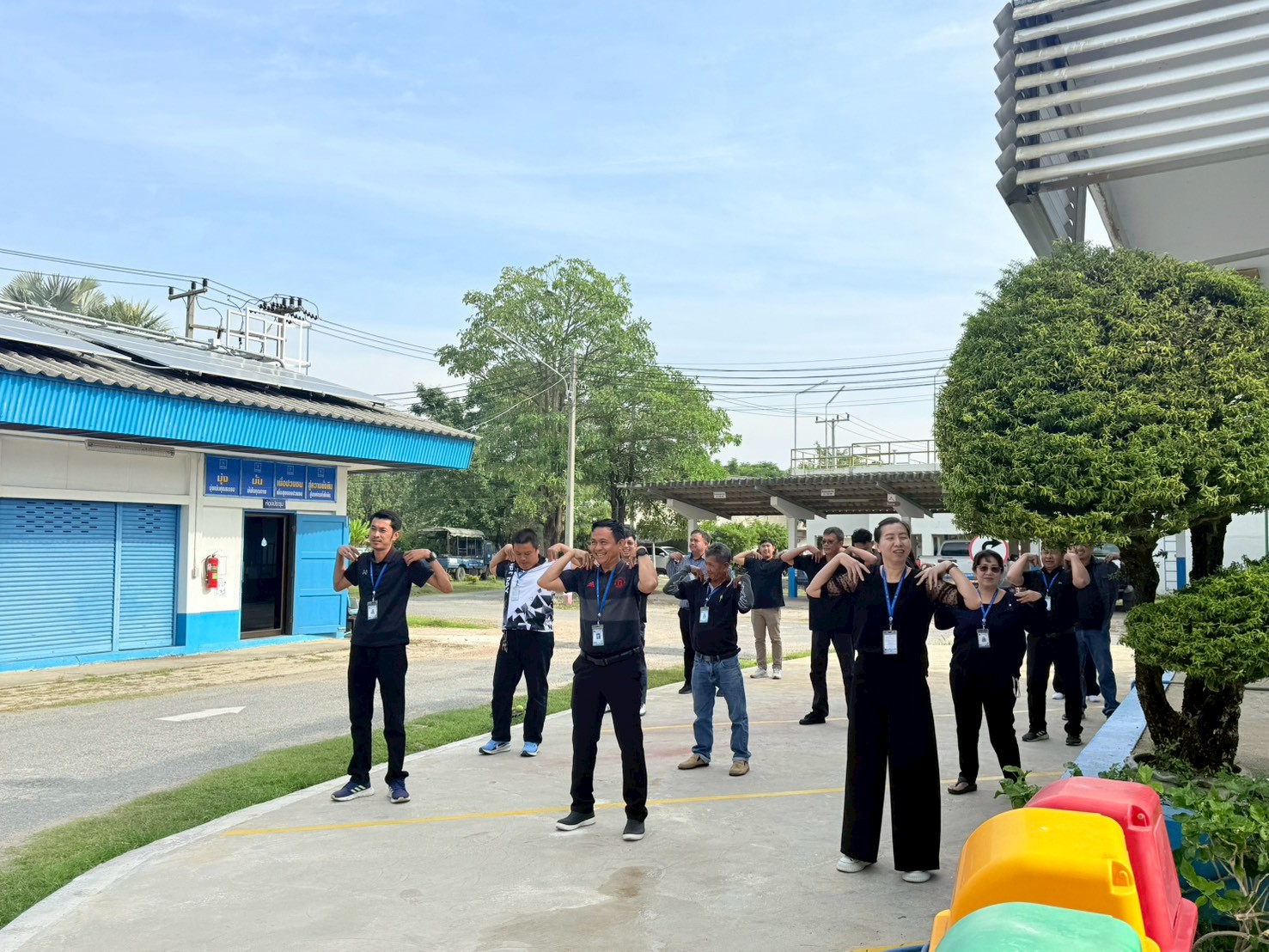 กปภ.สาขาเดิมบางนางบวช จัดกิจกรรมออกกำลังกายและกิจกรรมส่งเสริมสุขภาพ (Sports Day "โครงการ PWA ปลอดโรค ปลอดภัย กายใจเป็นสุข") เพื่อส่งเสริมสุขภาพพลานามัยที่ดีแก่พนักงานและเจ้าหน้าที่ในสังกัด