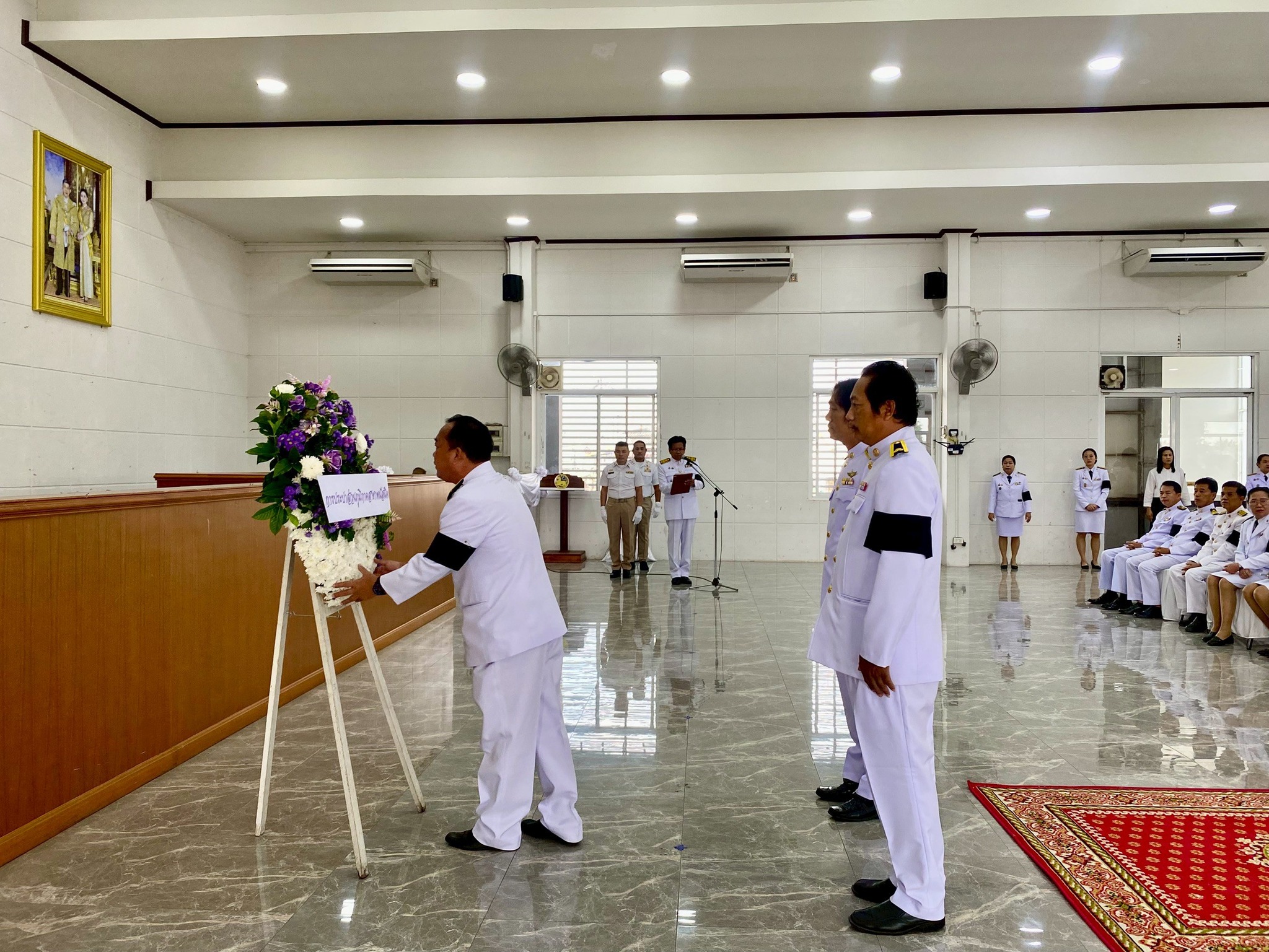 กปภ.สาขาพนัสนิคม  ร่วมการจัดกิจกรรมเฉลิมพระเกียรติพระบาทสมเด็จพระมงกุฎเกล้าเจ้าอยู่หัวเนื่องในโอกาสวันคล้ายวันสวรรคตครบ ๑๐๐ ปี ๒๕ พฤศจิกายน ๒๕๖๘