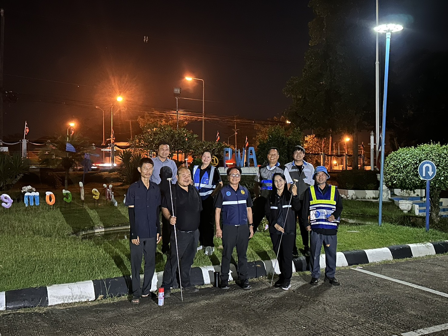 การประปาส่วนภูมิภาคสาขาน้ำพองทำการออกสำรวจหาท่อแตก-รั่ว (Passive Leak control) ในพื้นที่ DMA05 (หินกอง)