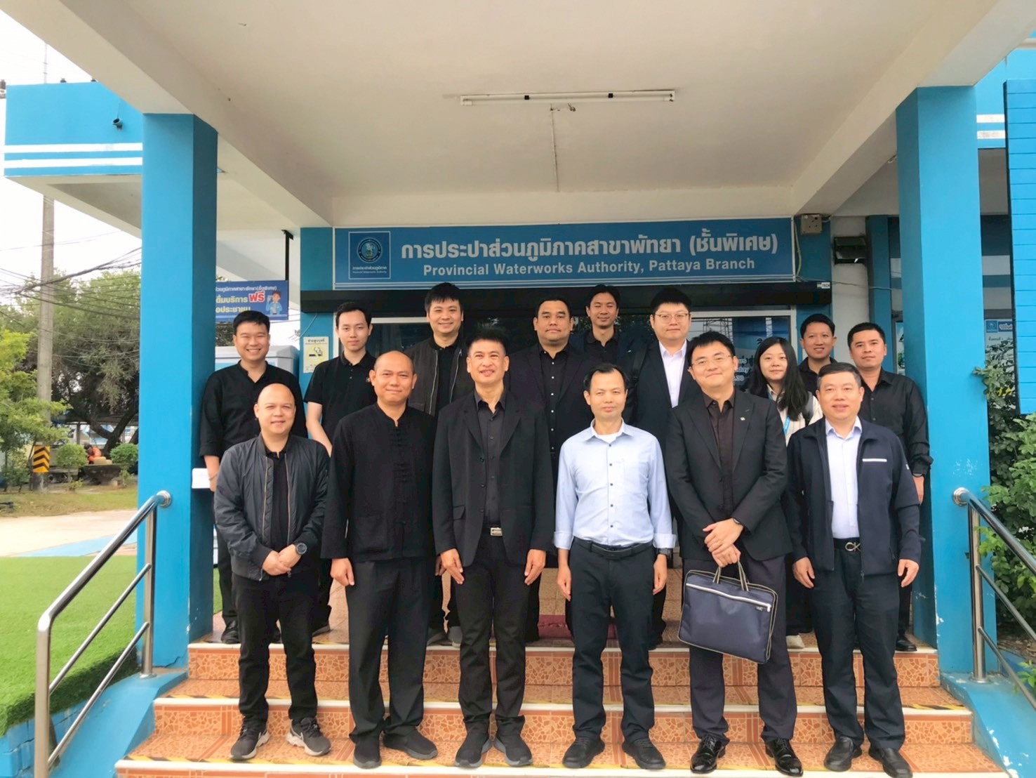 การประปาส่วนภูมิภาคสาขาพัทยา (ชั้นพิเศษ) ต้อนรับคณะดูงานจากประเทศจีน สำรวจพื้นที่โครงการนำร่องเพื่อพัฒนาระบบบริหารจัดการธุรกิจน้ำประปาดิจิทัล
