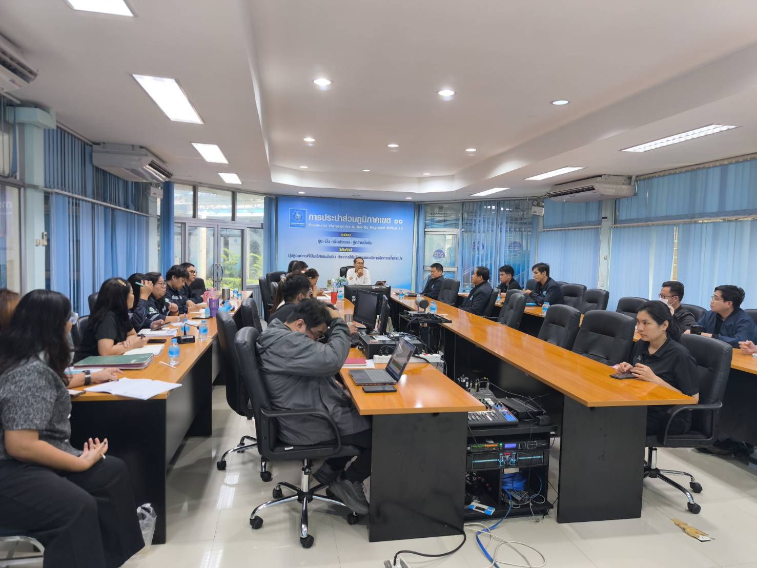 กปภ.ข.10 จัดประชุมสนทนายามเช้า (Morning Talk) ระดับหัวหน้างาน