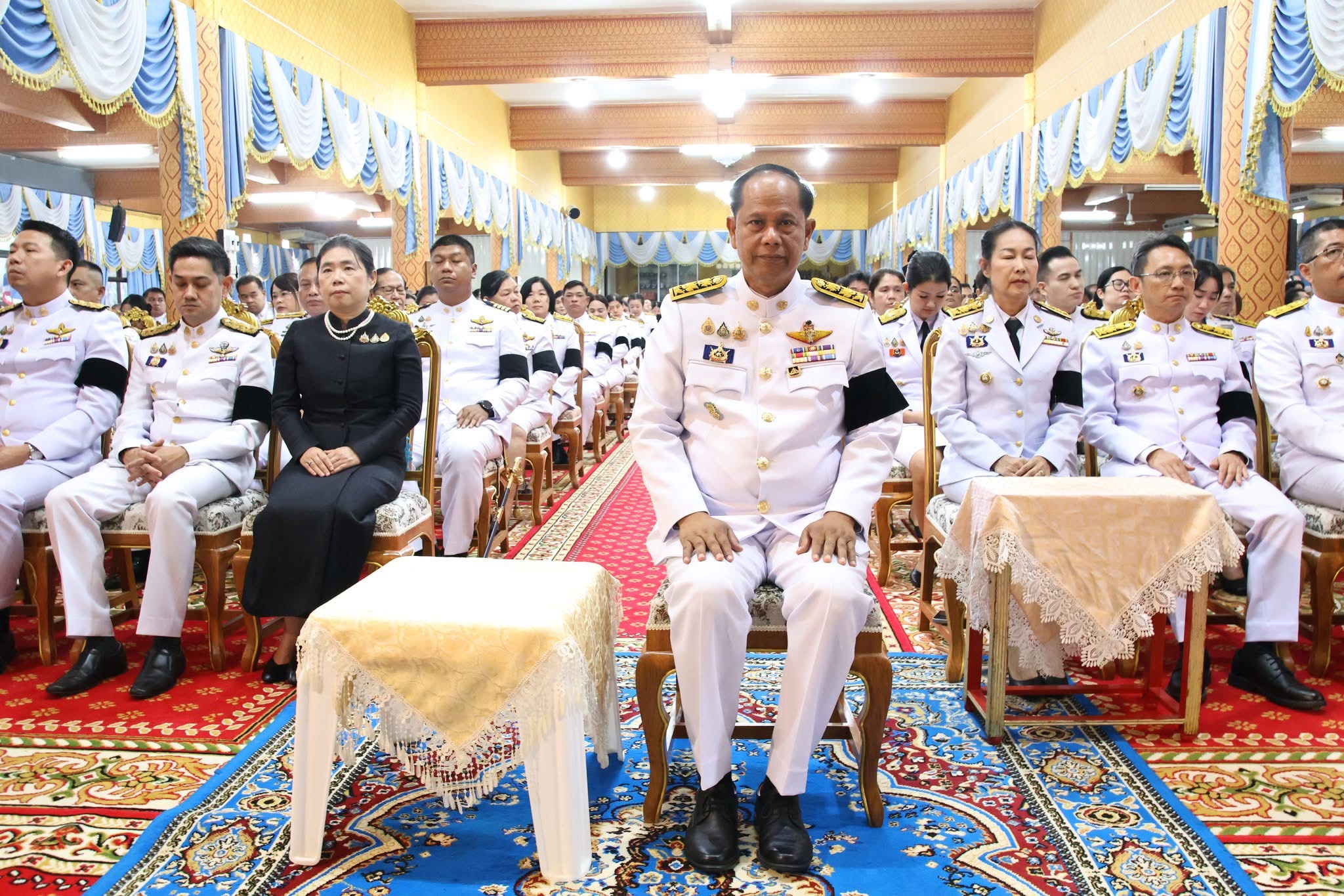 การประปาส่วนภูมิภาคสาขาประจวบคีรีขันธ์ ร่วมพิธีบำเพ็ญกุศลปัญญาสมวาร (50 วัน) ถวายเป็นพระราชกุศลสมเด็จพระนางเจ้าส