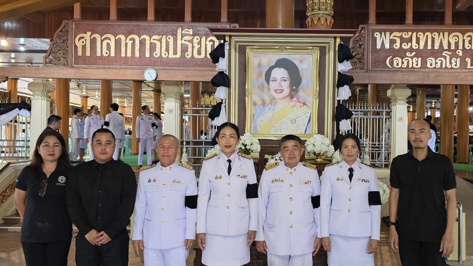 กปภ.สาขาระยอง ร่วมพิธีบำเพ็ญกุศลปัญญาสมวาร 50 วัน เพื่ออุทิศถวายเป็นพระราชกุศล สมเด็จพระนางเจ้าสิริกิติ์  พระบรมราชินีนาถ พระบรมราชชนนีพันปีหลวง