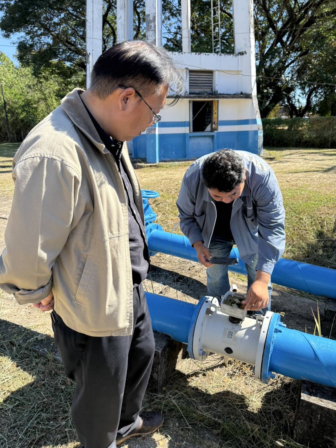 กปภ.ข.7 ลงพื้นที่ตรวจเยี่ยม โรงกรองน้ำ หน่วยบริการปากคาด กปภ.สาขาโพนพิสัย