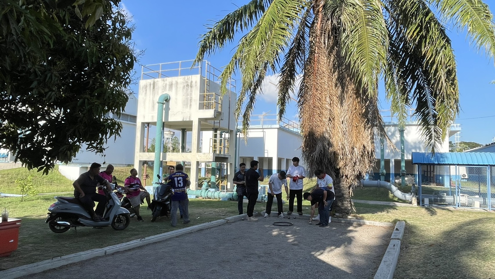 กปภ.สาขาพนมทวน จัดกิจกรรมออกกำลังกายประจำสัปดาห์ (Sport Day)