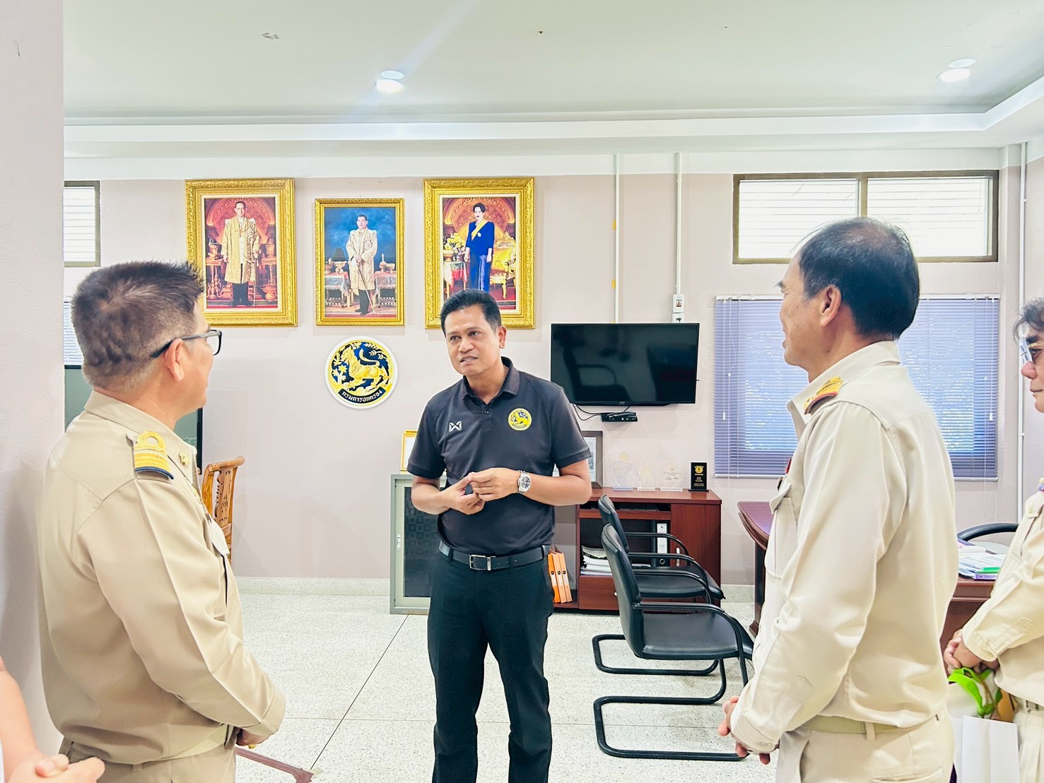 การประปาส่วนภูมิภาคสาขาตะกั่วป่า เข้าร่วมแสดงความยินดีกับนายอำเภอตะกั่วป่า