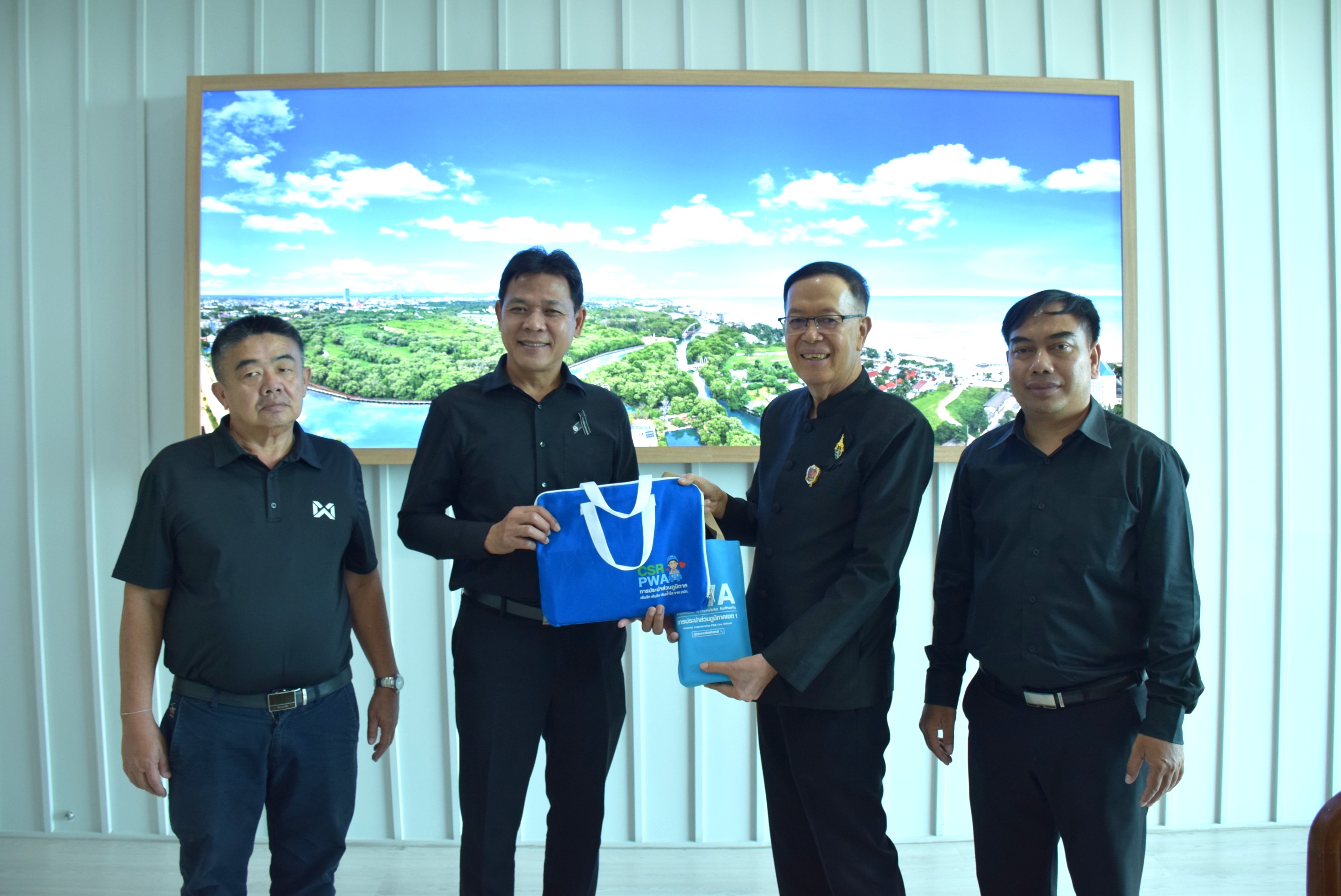 กปภ.สาขาระยอง เข้าสวัสดีปีใหม่ และเข้าพบผู้มีส่วนได้ส่วนเสีย หน่วยงานราชการในพื้นที่ จ.ระยอง