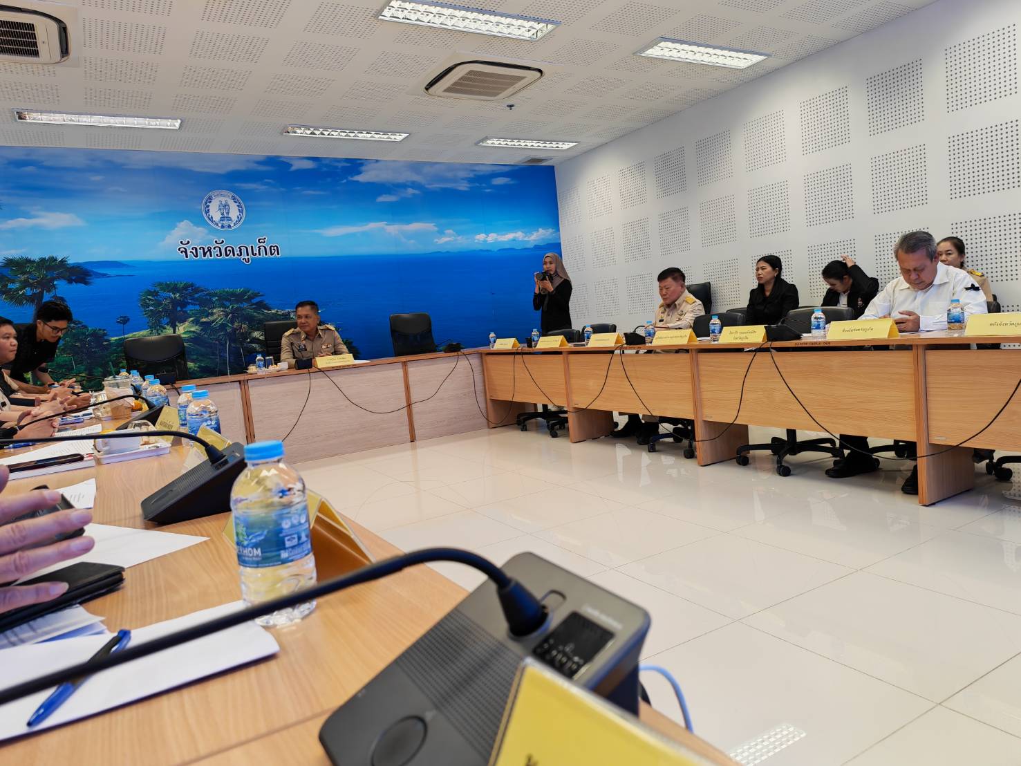 การประปาส่วนภูมิภาคสาขาภูเก็ต เข้าร่วมประชุมคณะกรรมการบริหารศูนย์ราชการระดับจังหวัด จังหวัดภูเก็ต