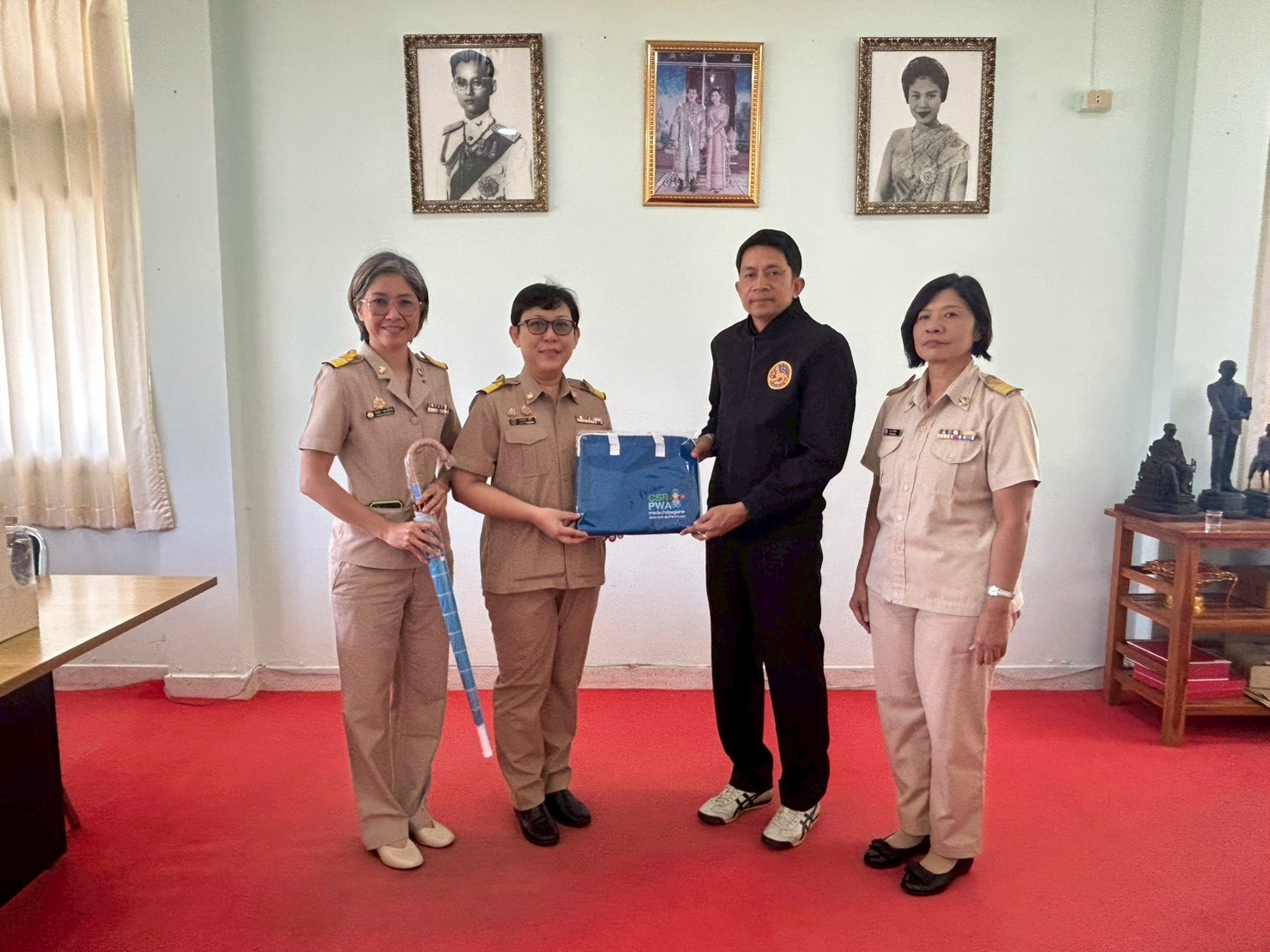 กปภ.สาขาปากพนัง เข้าสวัสดีปีใหม่ นายอำเภอปากพนัง