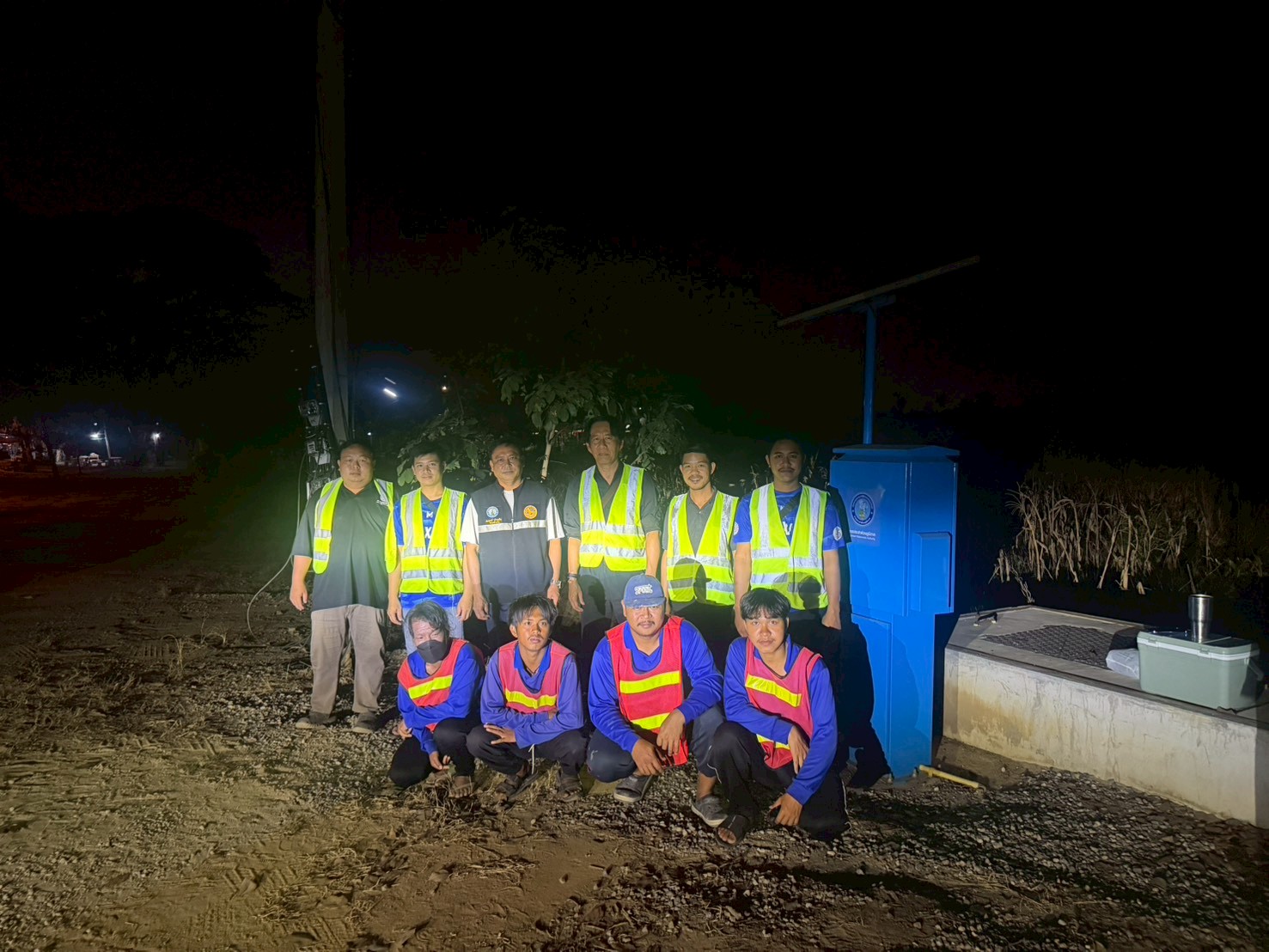 กปภ.สาขาท่ามะกาลงพื้นที่ ทำ Step Test ค้นหาท่อแตกรั่ว