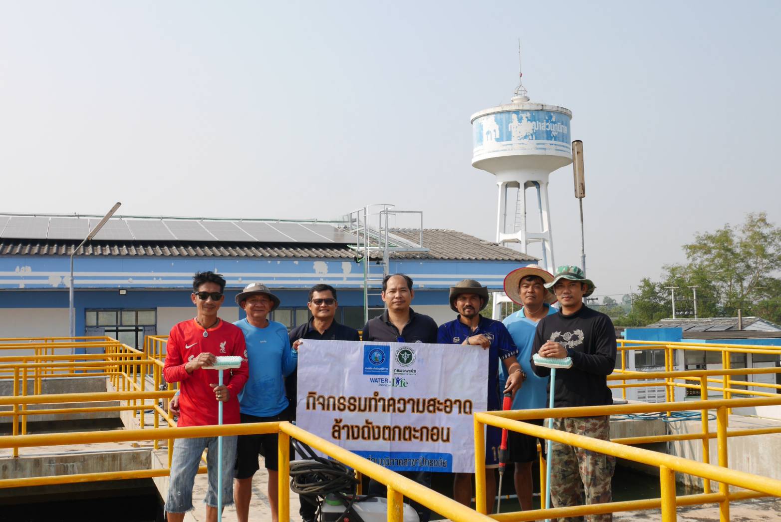 กปภ.สาขาปักธงชัย ล้างถังตกตะกอน ประจำเดือน มกราคม 2569