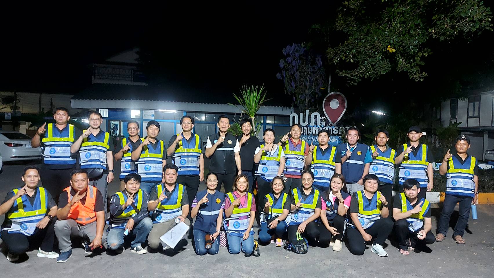 กปภ.สาขามหาสารคาม ทำการเดินสำรวจท่อรั่ว Active Leakage Control พื้นที่ DMA16 ต.ตลาด อ.เมือง จ.มหาสารคาม