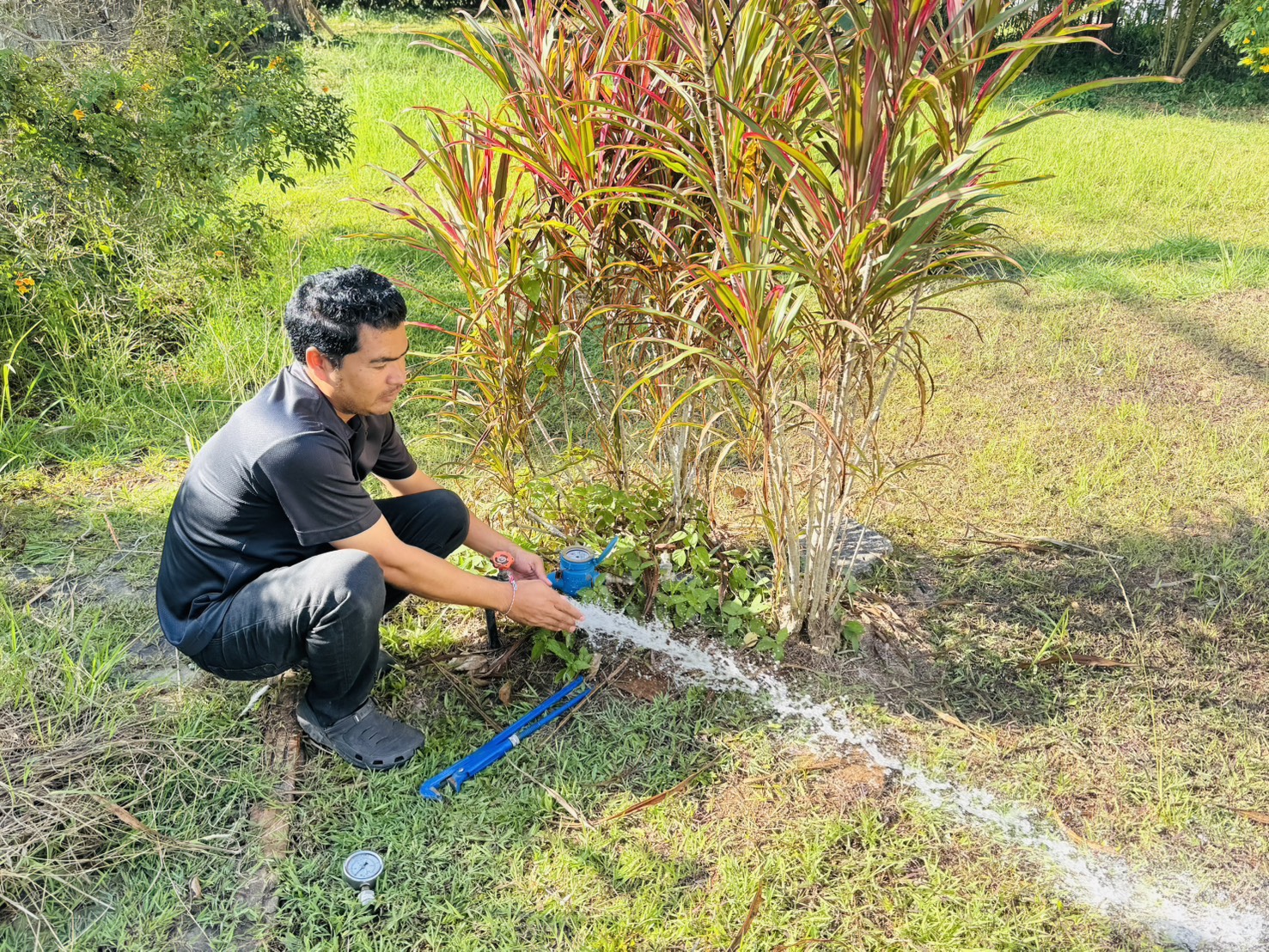 การประปาส่วนภูมิภาคสาขาอ่าวลึก ลงพื้นที่ตามโครงการ "ผู้ใช้น้ำมั่นใจ กปภ.เช็คชัวร์"