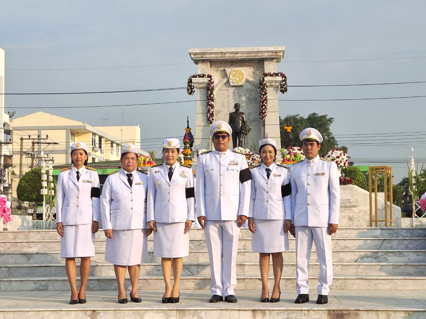 กปภ.สาขาธัญบุรี ร่วมพิธีบวงสรวงและบำเพ็ญพระราชกุศลแด่พระบาทสมเด็จพระจุลจอมเกล้าเจ้าอยู่หัว เนื่องในวันคล้ายวันสถาปนาเมืองธัญญบูรี 124 ปี