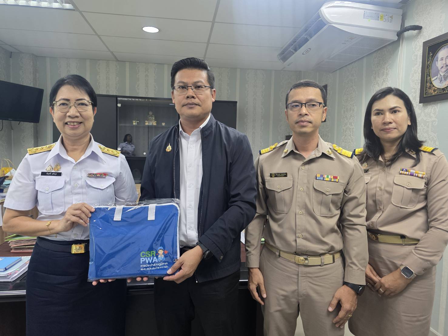 คณะผู้บริหาร กปภ.ข.3 ประสานธนารักษ์พื้นที่ราชบุรี เดินหน้าโครงการก่อสร้างวางท่อประปาของ กปภ. ในพื้นที่ราชพัสดุ