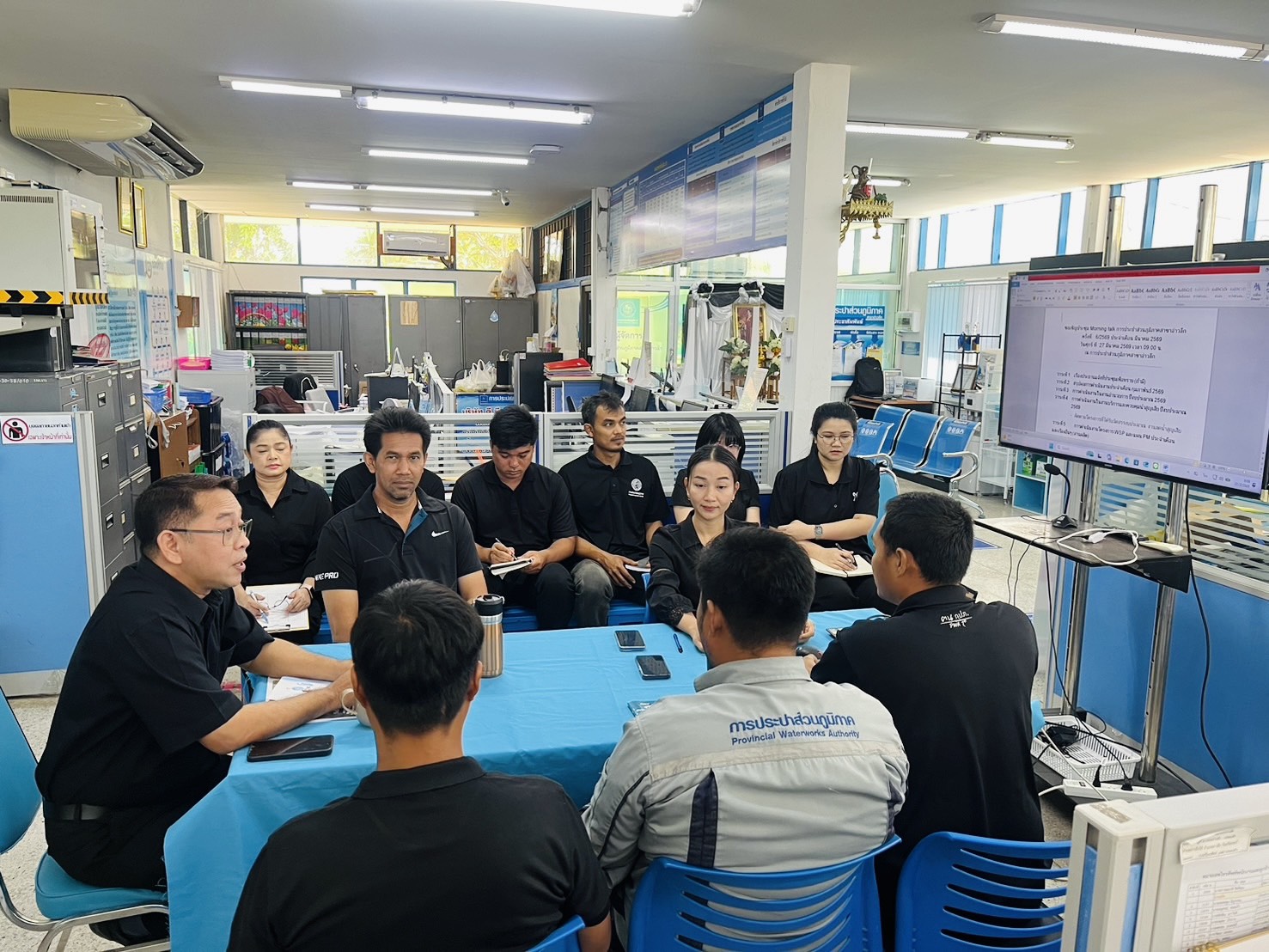 การประปาส่วนภูมิภาคสาขาอ่าวลึก จัดกิจกรรมสนทนายามเช้า (Morning Talk) ประจำเดือน มีนาคม 2569