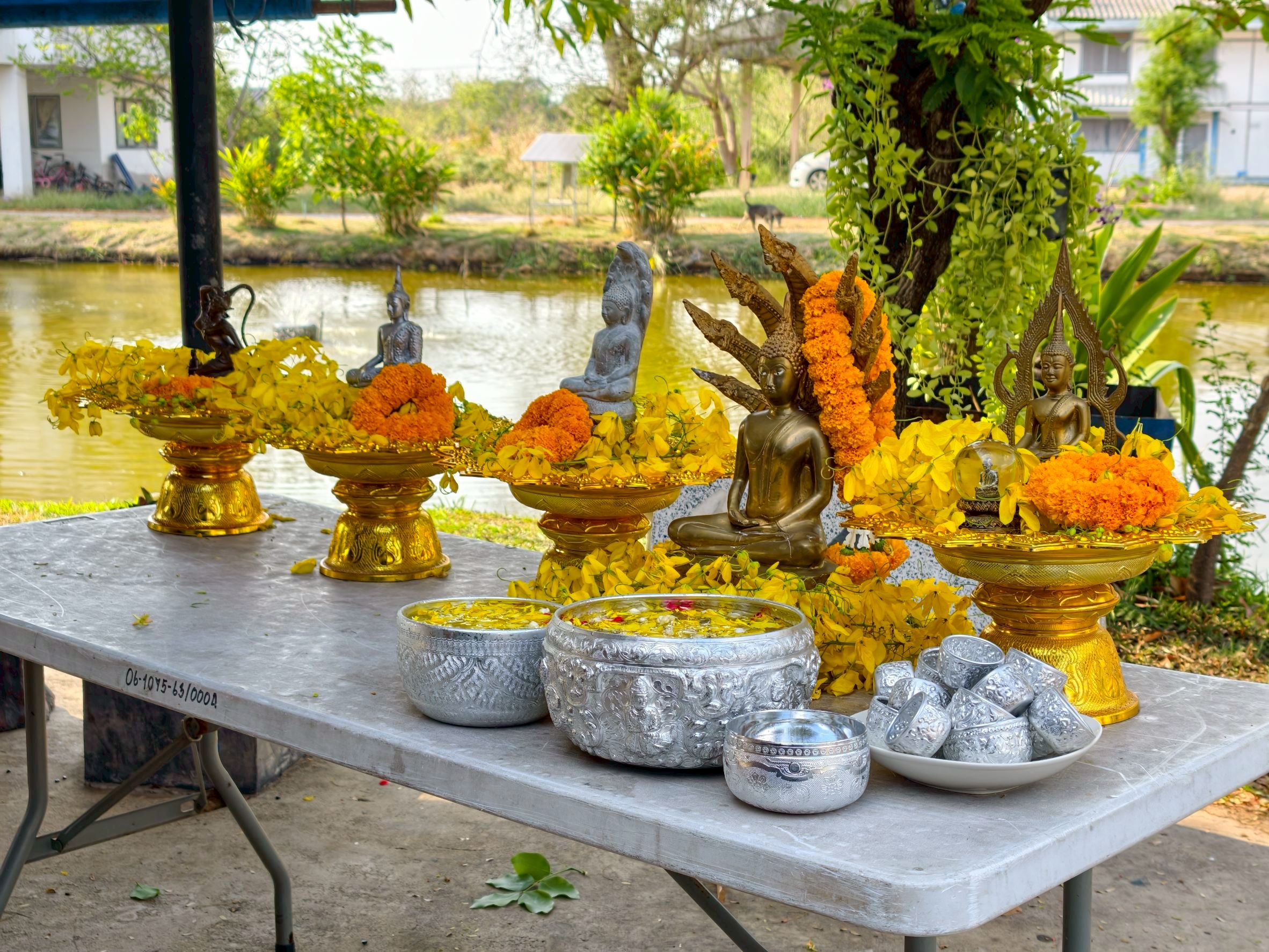 การประปาส่วนภูมิภาคสาขาจัตุรัส ร่วมกันจัดกิจกรรมร่วมสืบสานประเพณีไทย เนื่องในเทศกาลวันสงกรานต์ ประจำปี 2569