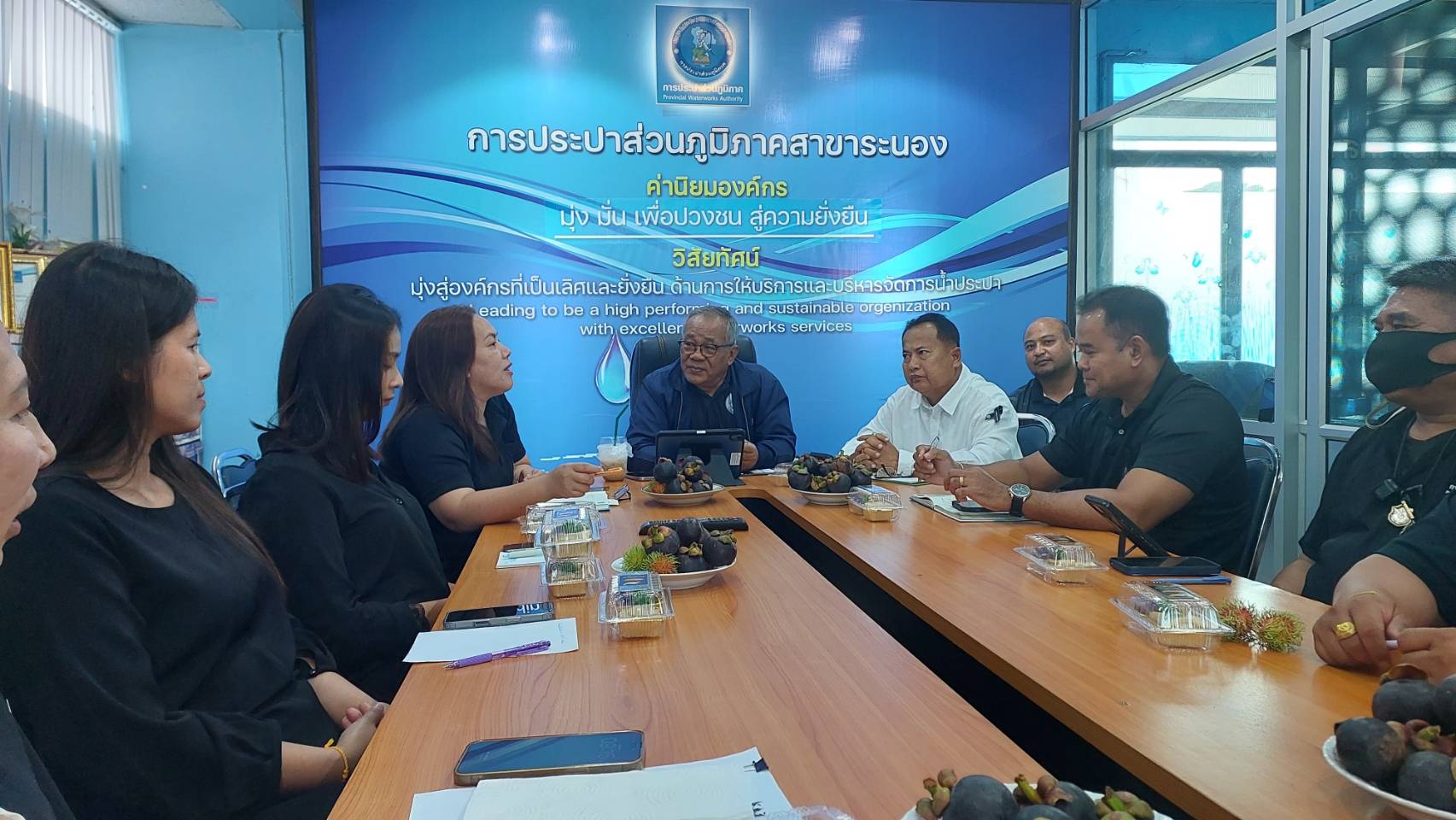 กปภ.สาขาระนอง จัดกิจกรรมสนทนายามเช้า (Morning Talk) ประจำเดือนพฤษภาคม2569