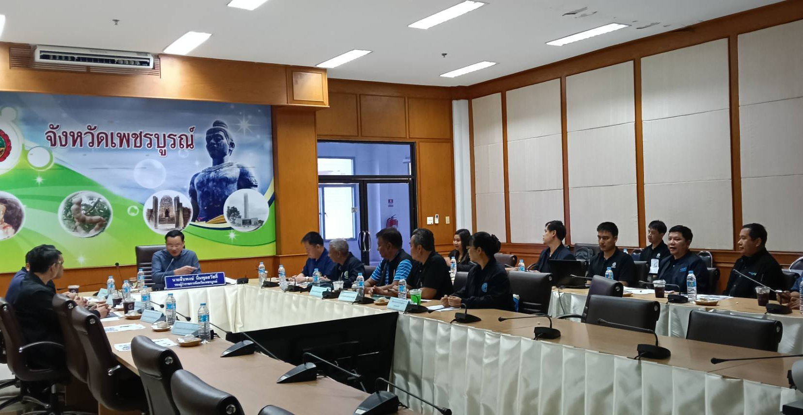 กปภ.ข.10 ร่วมกับ กปภ.สาขาเพชรบูรณ์ เข้าประชุมรับฟังความคิดเห็น กลุ่มผู้ใช้น้ำ อ่างเก็บน้ำห้วยท่าพล