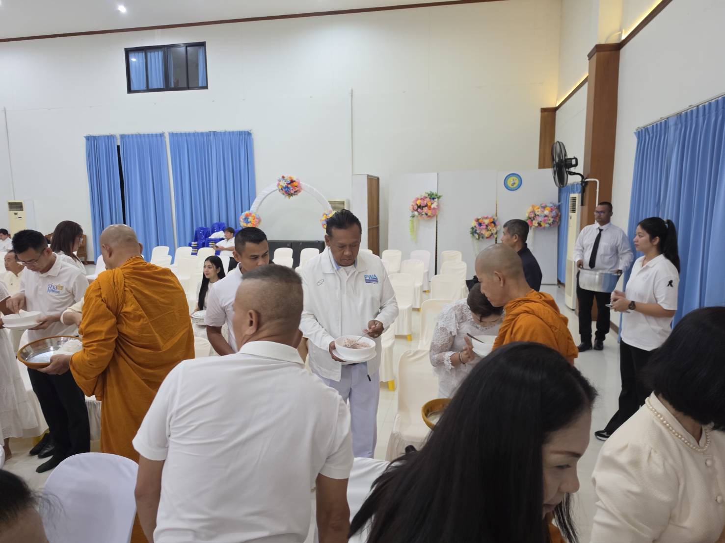 การประปาส่วนภูมิภาคสาขาชุมพร เข้าร่วมกิจกรรม โครงการร้อยใจไทย สืบสานราชธรรม ทั้งแผ่นดิน เพื่ออุทิศถวายเป็นพระราชกุศลแด่สมเด็จพระนางเจ้าสิริกิต์ พระบรมราชินีนาถ พระบรมราชชนนีพันปีหลวง