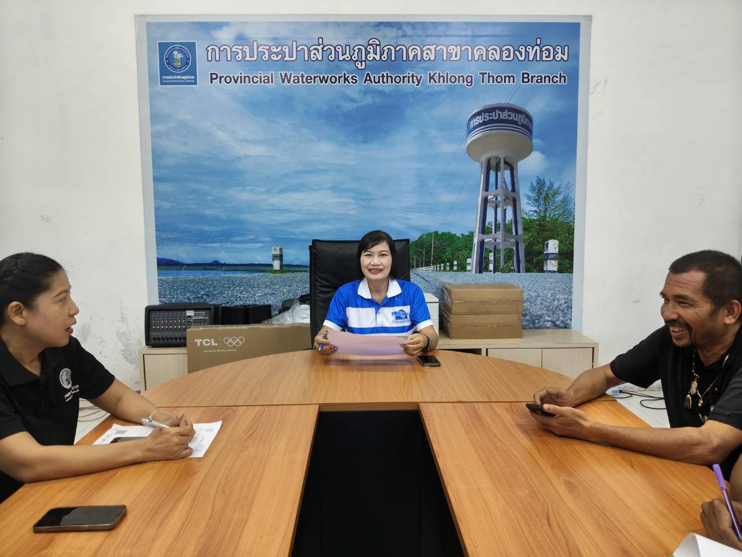 การประปาส่วนภูมิภาคสาขาคลองท่อมได้จัดกิจกรรม Morning Talk ครั้งที่ 8/2569