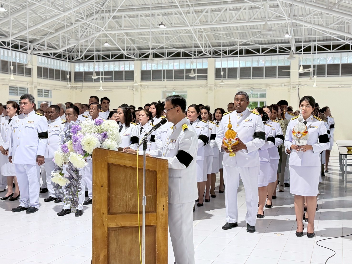 กปภ.สาขาขนอม เข้าร่วมพิธีถวายเครื่องราชสักการะและวางพานพุ่ม และพิธีจุดเทียนถวายพระพรชัยมงคล เนื่องในโอกาสวันเฉลิมพระชนมพรรษาสมเด็จพระนางเจ้า ฯ พระบรมราชินี 3 มิถุนายน 2569